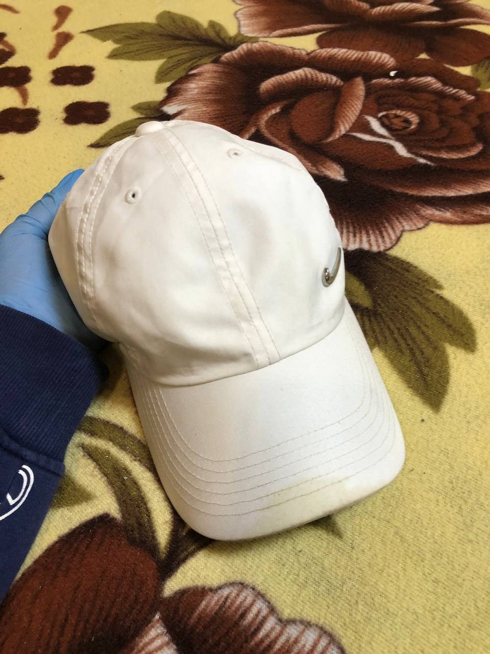 Nike Nike White Metal Swoosh Cap Hat Adjustable Size ONE SIZE - 10 Thumbnail