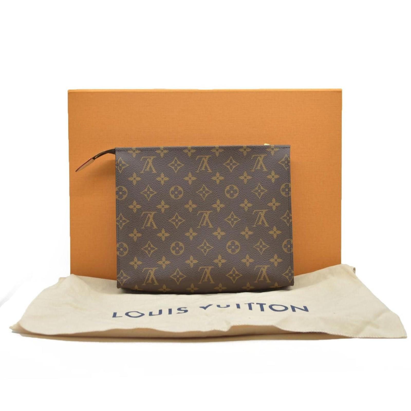 Louis Vuitton $1290 Louis Vuitton Monogram Toiletry Pouch 26 Pink RFID Size ONE SIZE - 1 Thumbnail