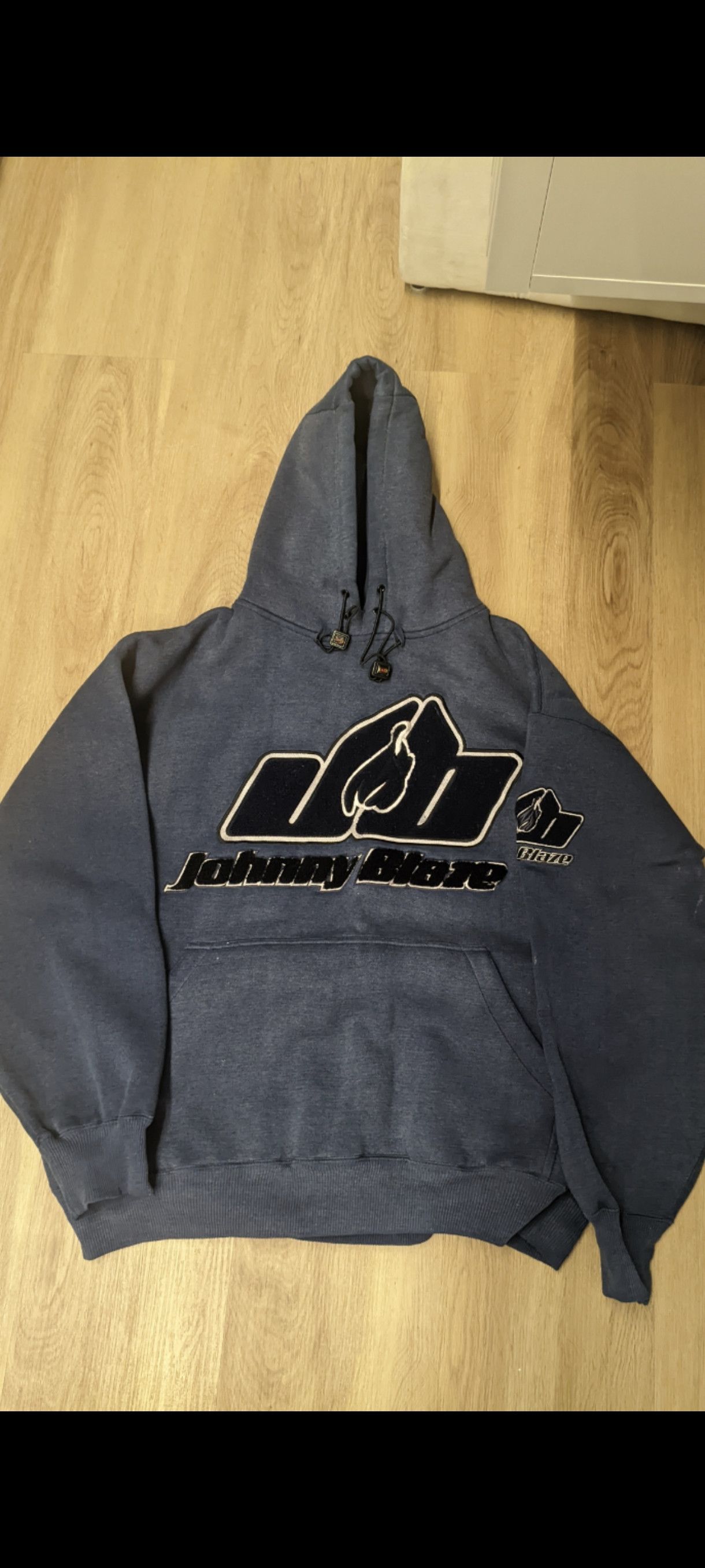 Other RARE 90s Johnny Blaze Method Man Era Hoodie Size US XL / EU 56 / 4 - 1 Thumbnail