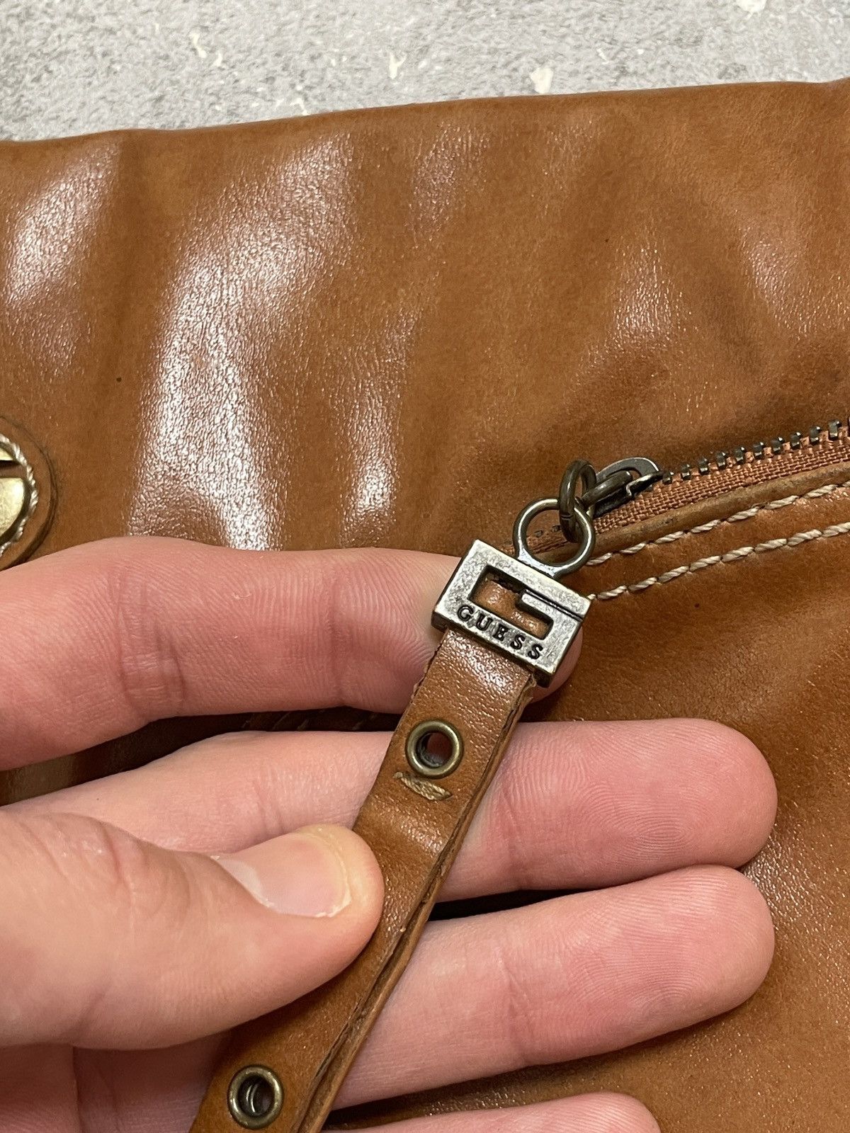 Guess Vintage Y2K Guess Bag Brown Size ONE SIZE - 8 Thumbnail