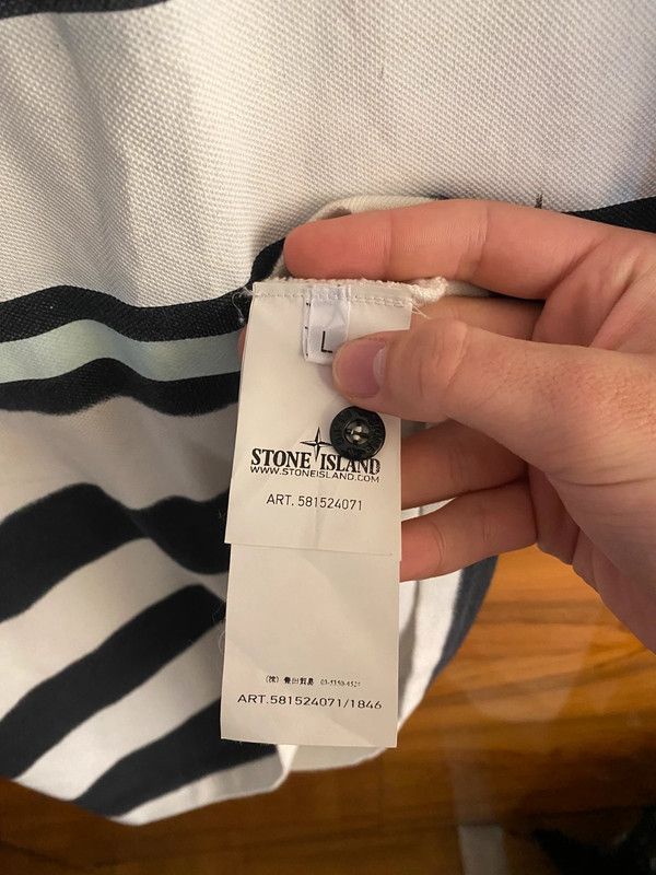Stone Island × Vintage Stone Island 2013 Striped Cotton Polo Shirt - Large Size US L / EU 52-54 / 3 - 5 Thumbnail