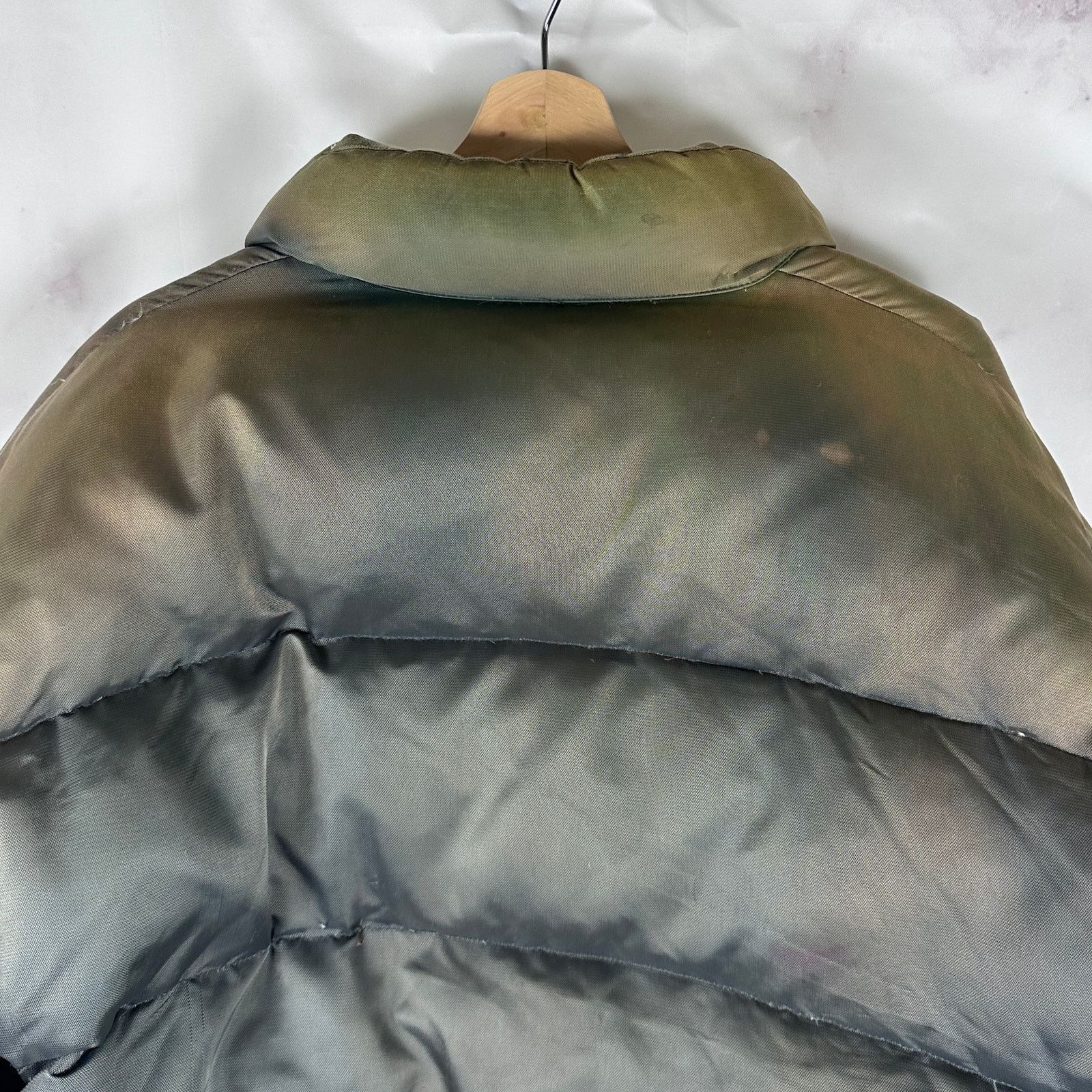Alpha Industries Vintage Green Down Puffer Jacket Size US L / EU 52-54 / 3 - 9 Thumbnail