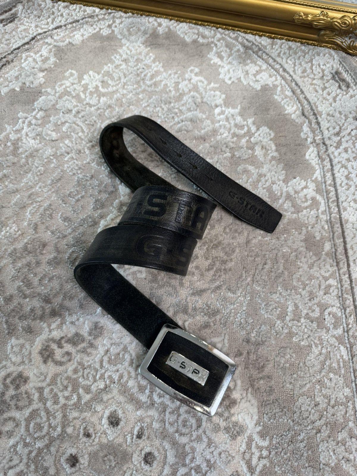 G-Star Vintage G Star Raw Monogram Big Buckley Belt Y2K Size ONE SIZE - 1 Thumbnail