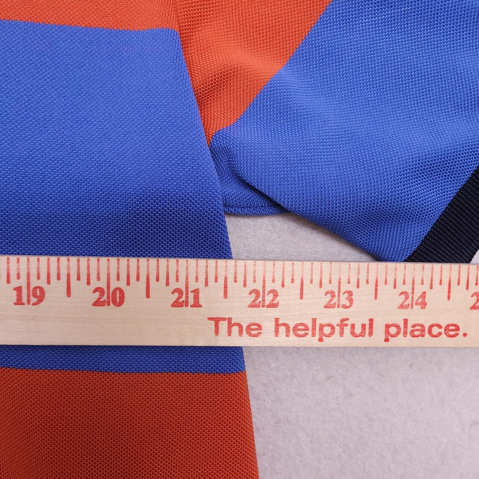Izod IZOD Pullover Polo Shirt Adult Men Size XL Orange Blue Black Size US XL / EU 56 / 4 - 9 Thumbnail