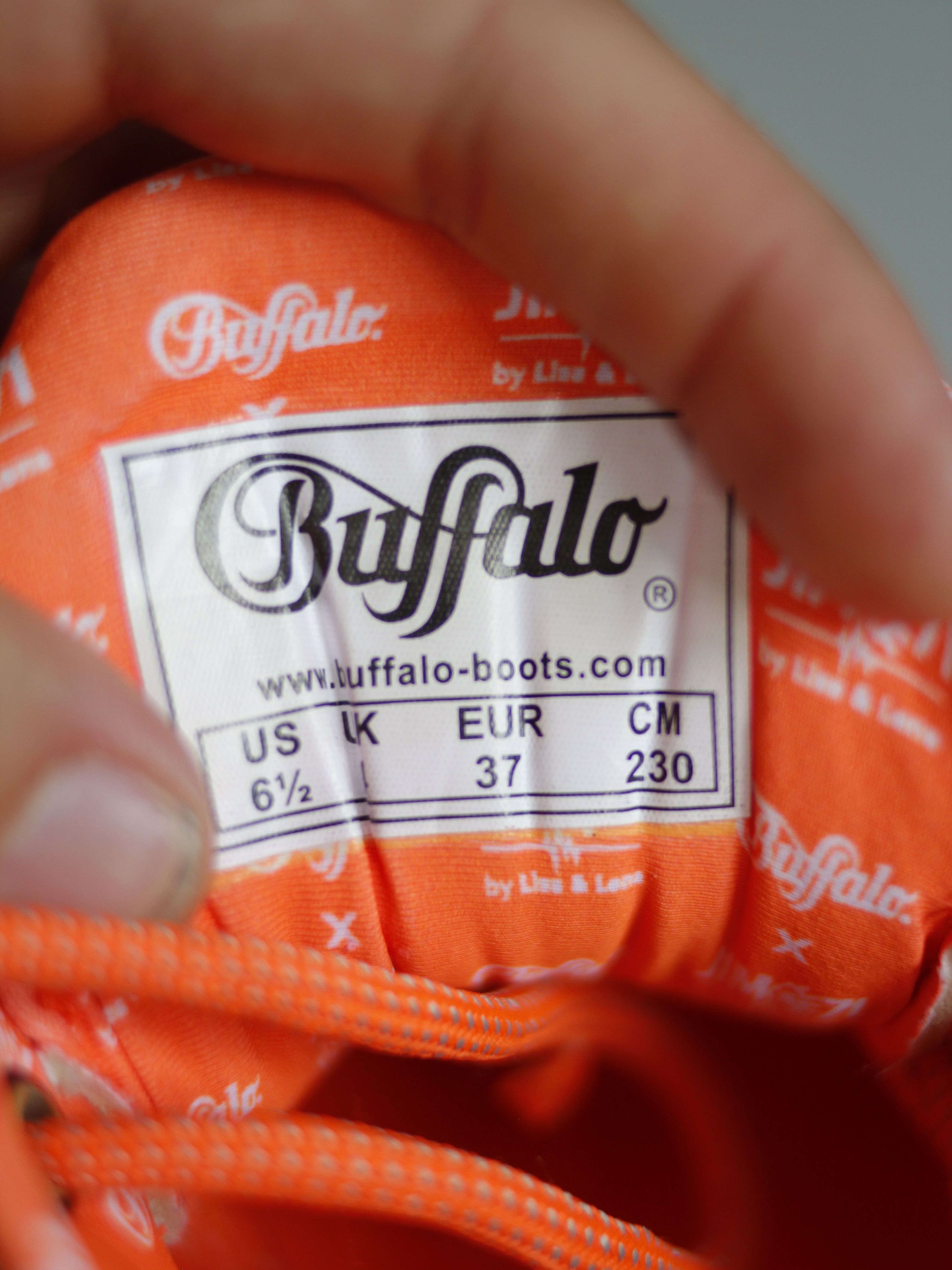 Buffalo London BUFFALO JIMO71 REFLECTIVE ORANGE SNEAKERS HIGH SOLE Size US 6.5 / IT 36.5 - 10 Thumbnail