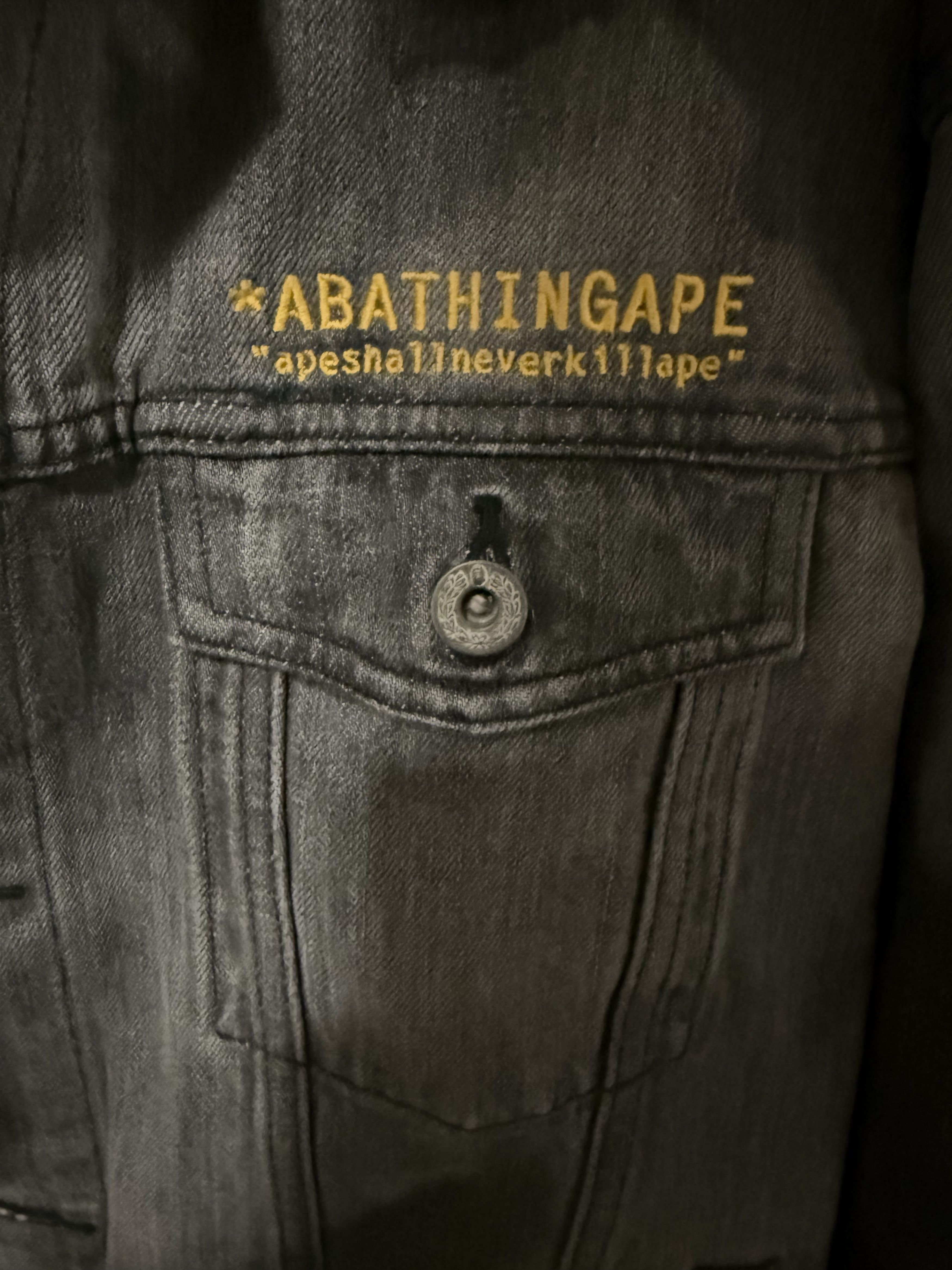 Bape Bape High Tone Bleach Denim Jacket Size US L / EU 52-54 / 3 - 4 Thumbnail