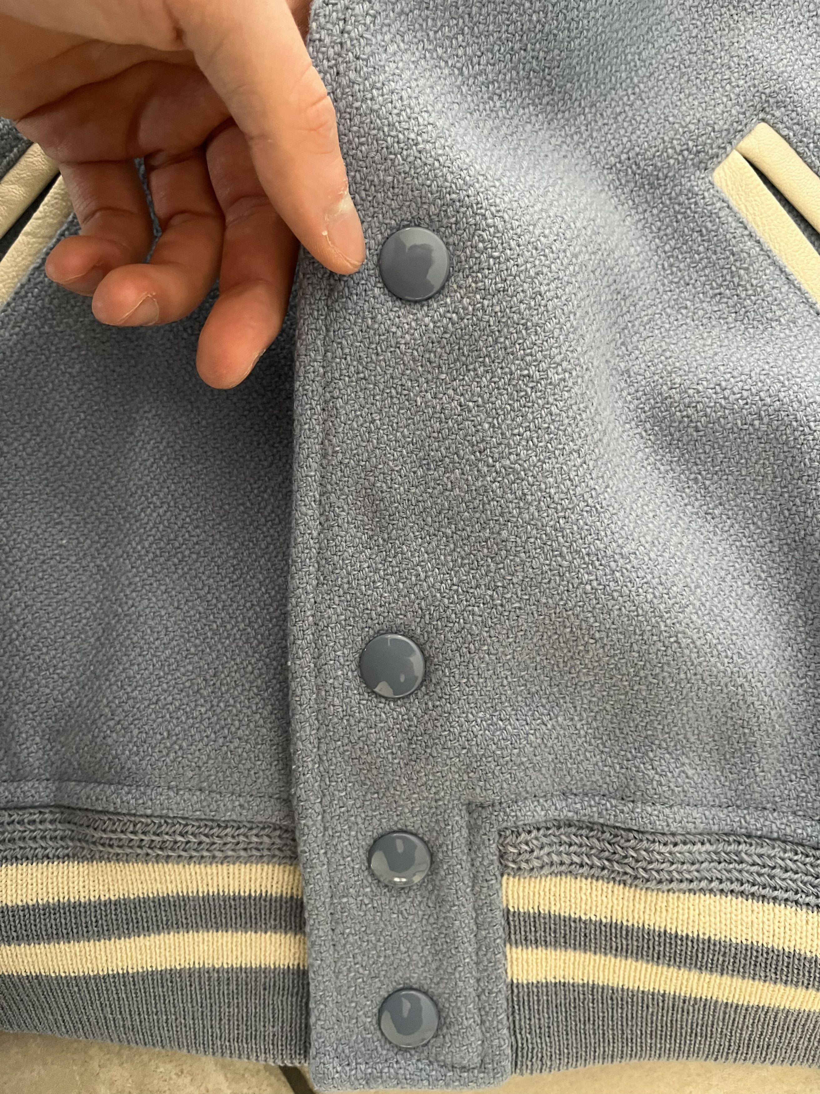 Saint Laurent Paris FW15 Saint Laurent Paris Babyblue Teddy Jacket Size US XS / EU 42 / 0 - 7 Thumbnail