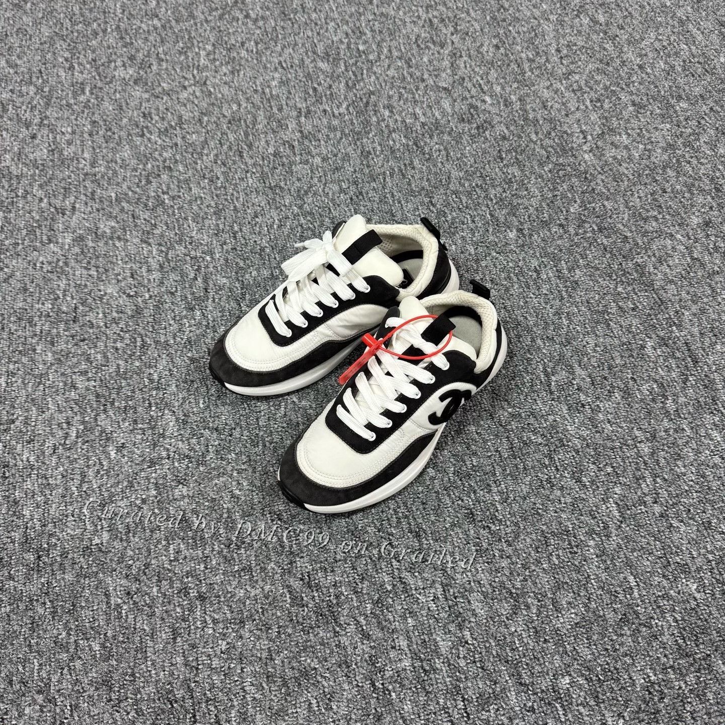 Chanel Chanel Double C Low-Top Sneakers Size US 6.5 / IT 36.5 - 1 Thumbnail