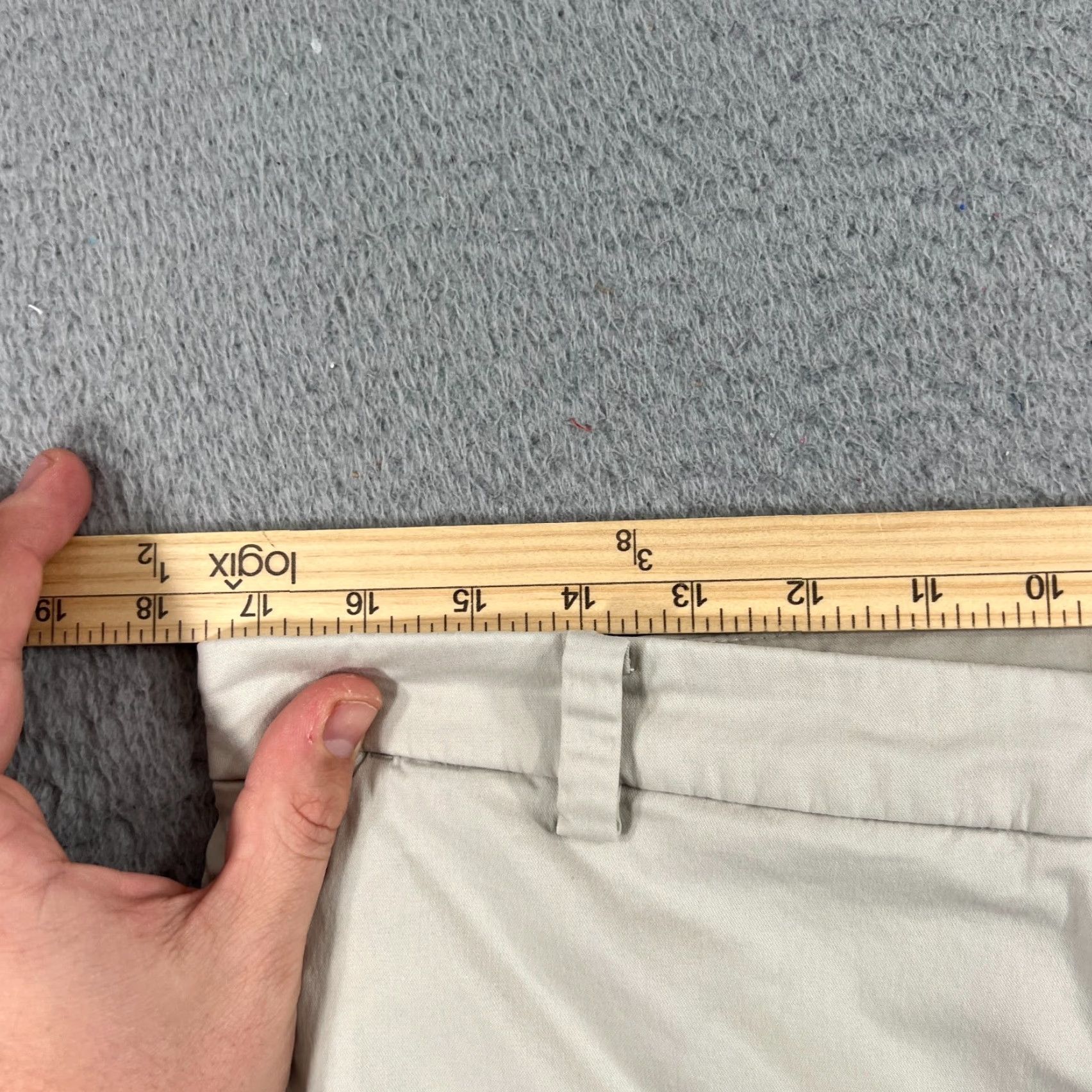Lululemon Lululemon Mens Chino Pants Classic Tapered Khaki Beige 33 Hemmed City Preppy Pockets Stretch Size US 33 - 4 Thumbnail