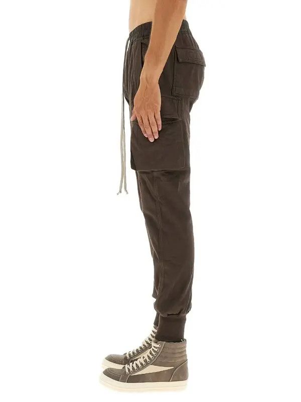 Rick Owens o1mle0426 Mastodon Cargo Pants in Brown Size 28" / US 6 / IT 42 - 3 Thumbnail
