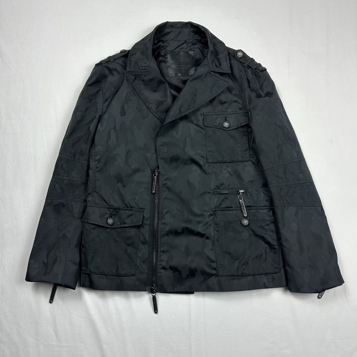 Philipp Plein Philipp Plein Homme Mainline Camo Zip Jacket Black Size US M / EU 48-50 / 2 - 1 Thumbnail