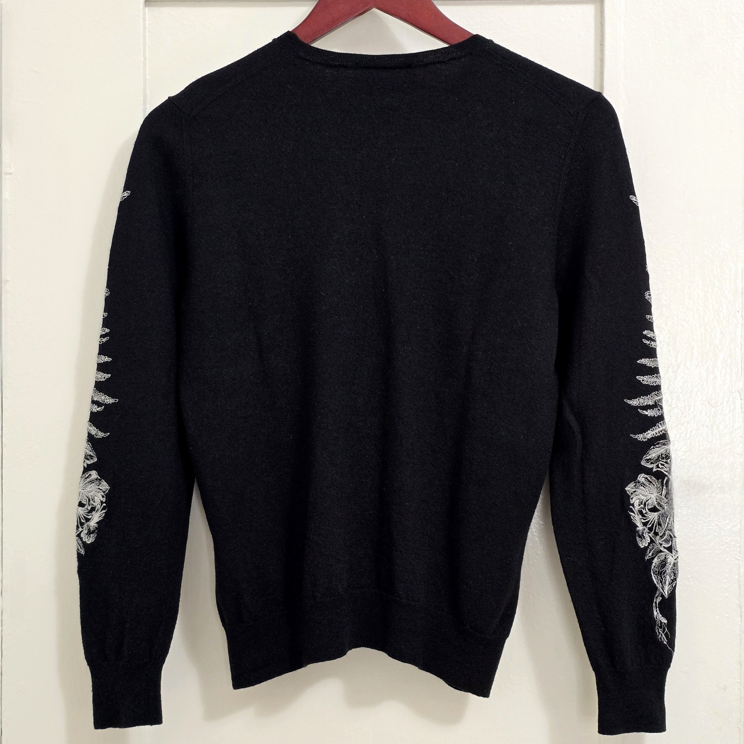 Alexander McQueen Embroidered Fern Sweater Size M / US 6-8 / IT 42-44 - 7 Thumbnail