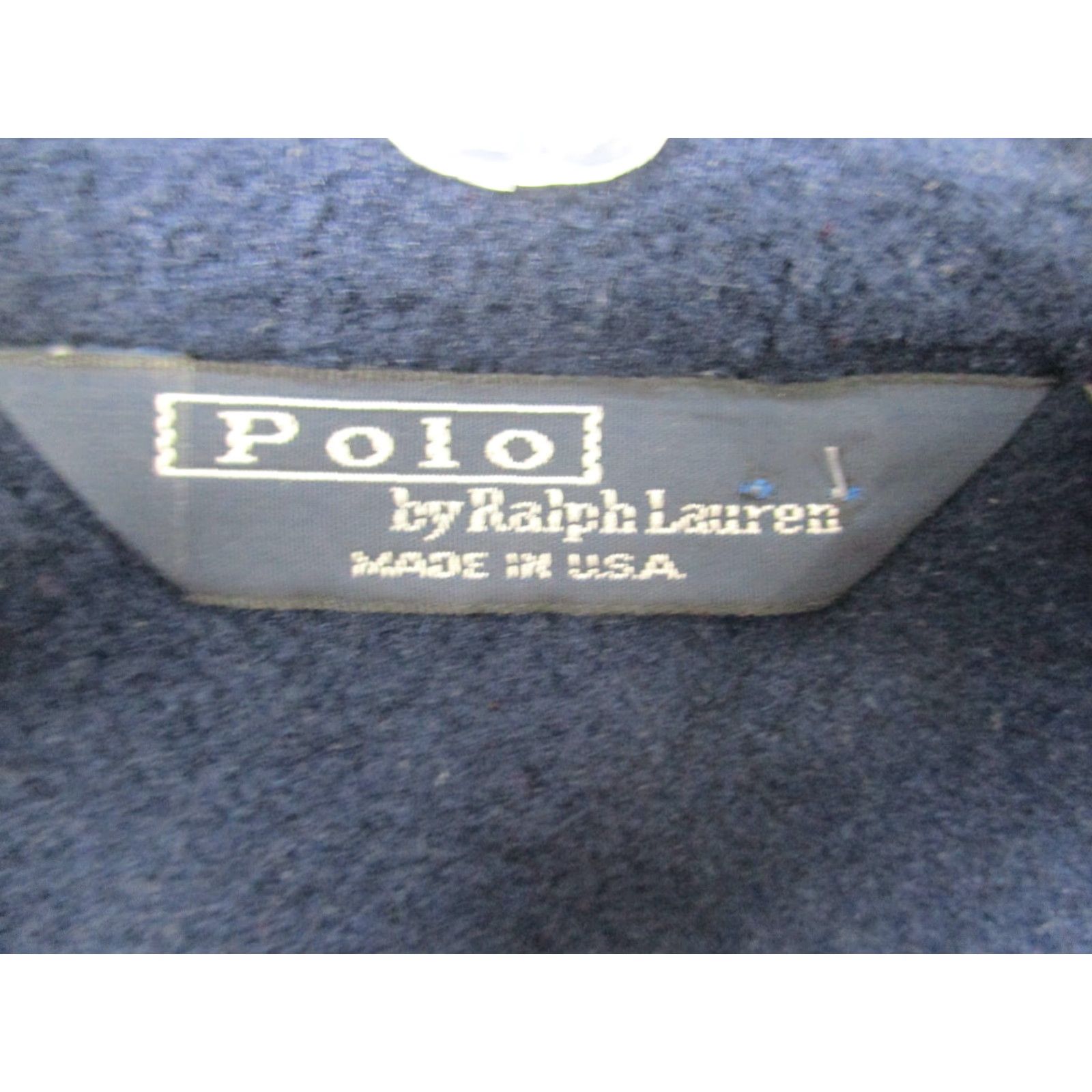Polo Ralph Lauren VINTAGE Polo Ralph Lauren Jacket Mens XL Navy Fleece Made in USA Size US XL / EU 56 / 4 - 4 Thumbnail