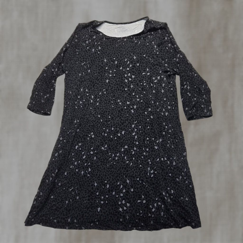 Vintage Time And Tru Animal Print Pullover Sweater Dress 3XL Black Womens Size XXL / US 16-18 / IT 52-54 - 1 Thumbnail