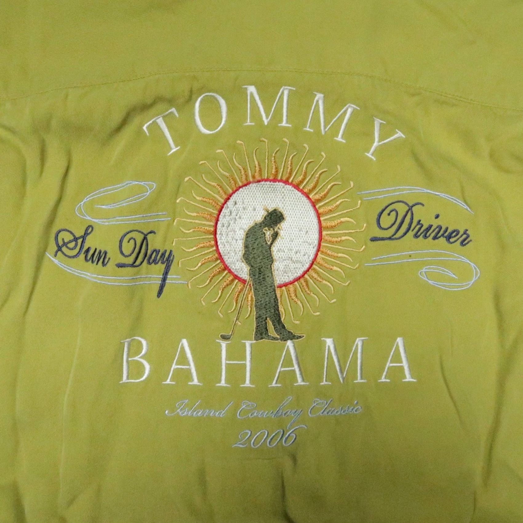 Tommy Bahama Tommy Bahama Shirt Mens Medium Green Silk Camp Button-Up Short Sleeve Size US M / EU 48-50 / 2 - 5 Thumbnail