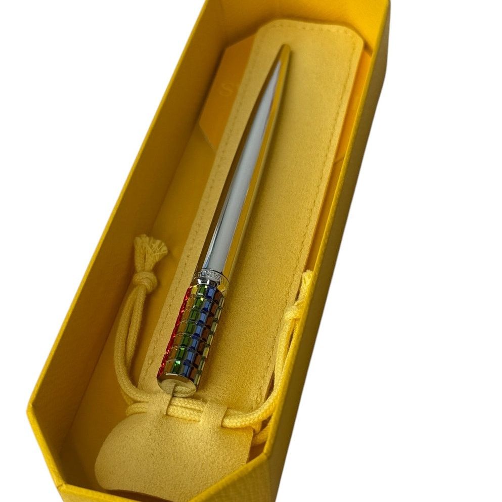 Swarovski Swarovski Ballpoint pen Multicolored, Chrome plated New Size ONE SIZE - 7 Thumbnail