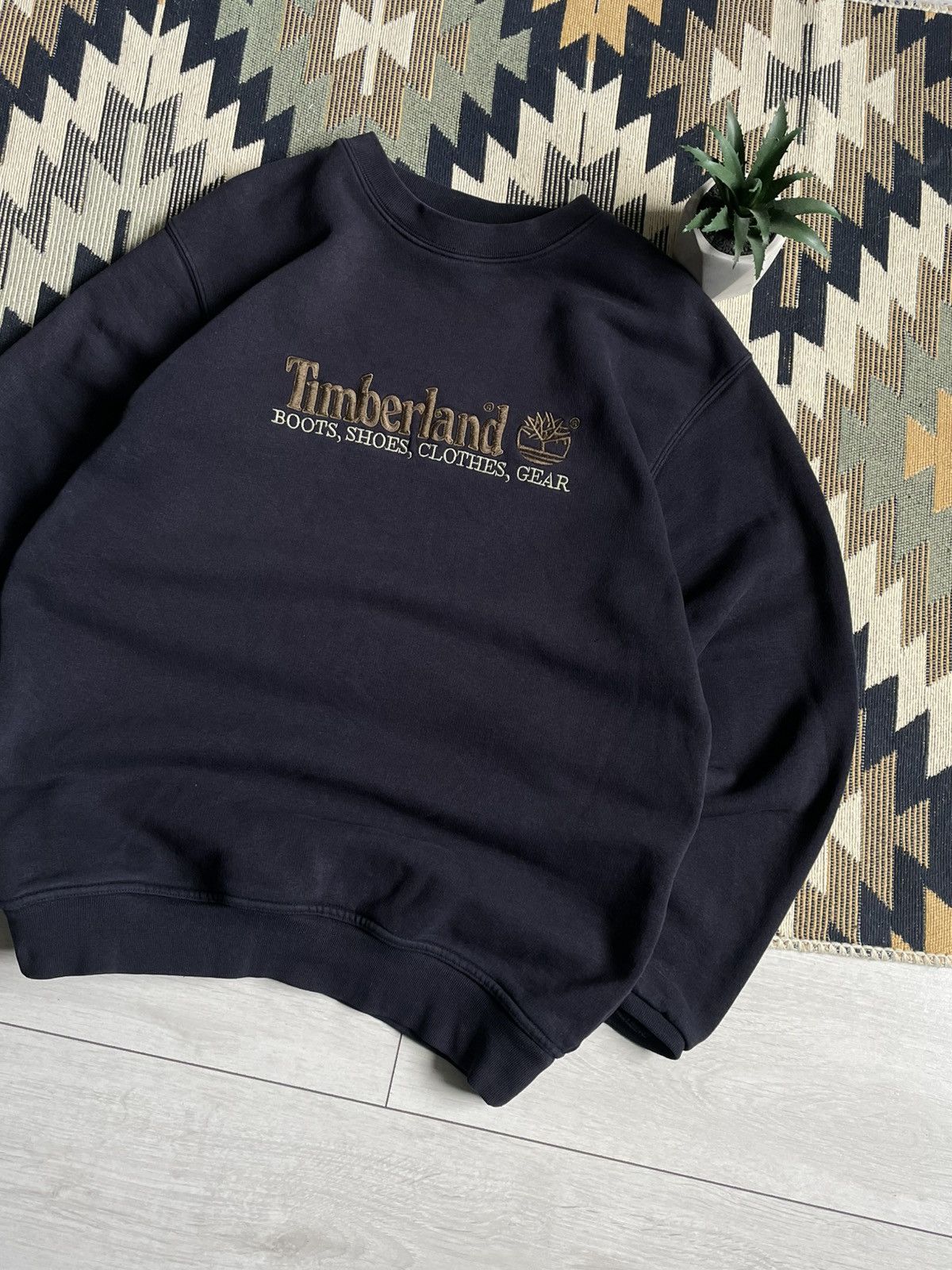 Timberland × Vintage Vintage Timberland Logo Sweatshirt Size US S / EU 44-46 / 1 - 3 Thumbnail