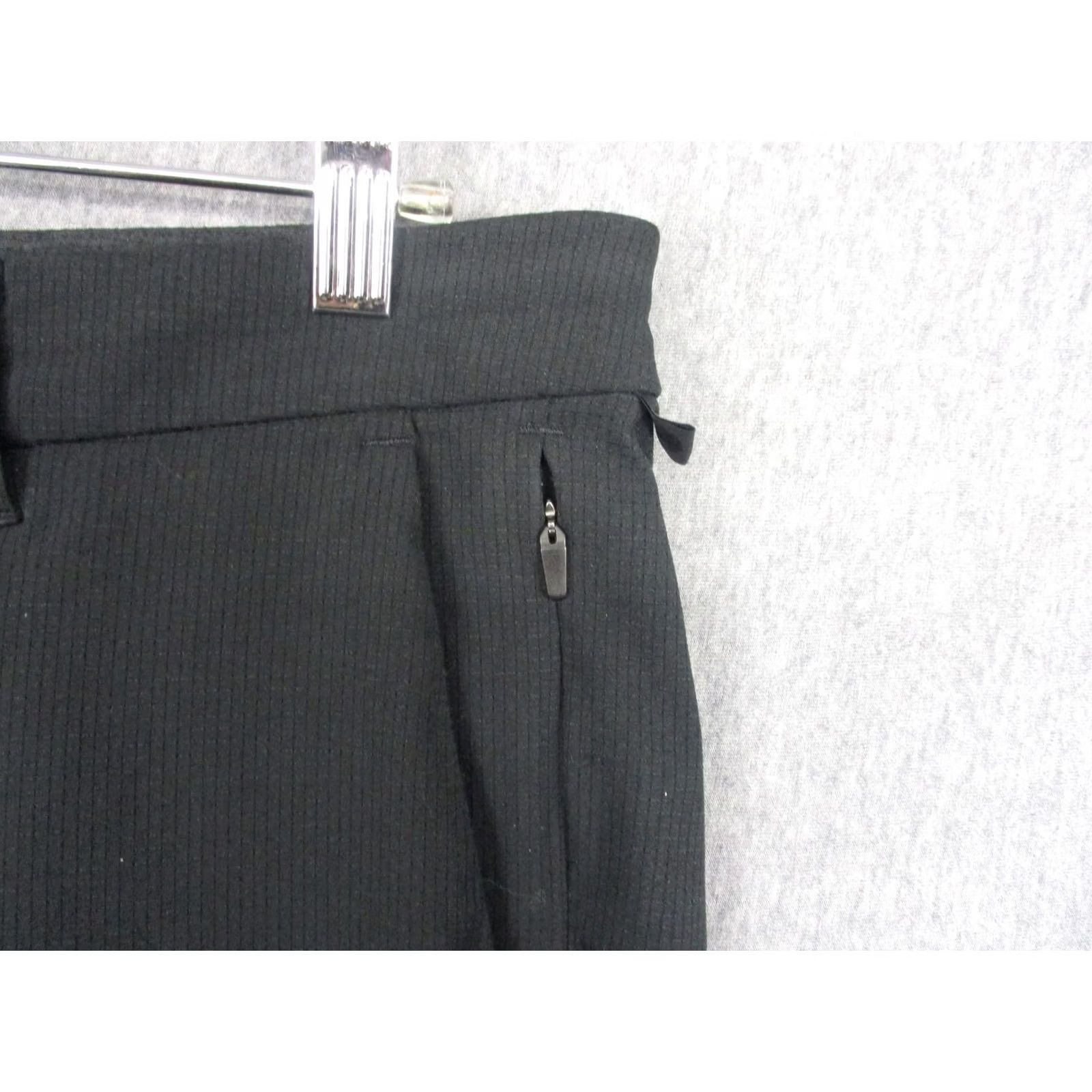 Lululemon Lululemon Pants Mens 33 Slim Tapered Stretch Chino Black Casual Travel Golf Front Zip Button Pockets Logo 33 Regular Mens Size US 33 - 5 Thumbnail