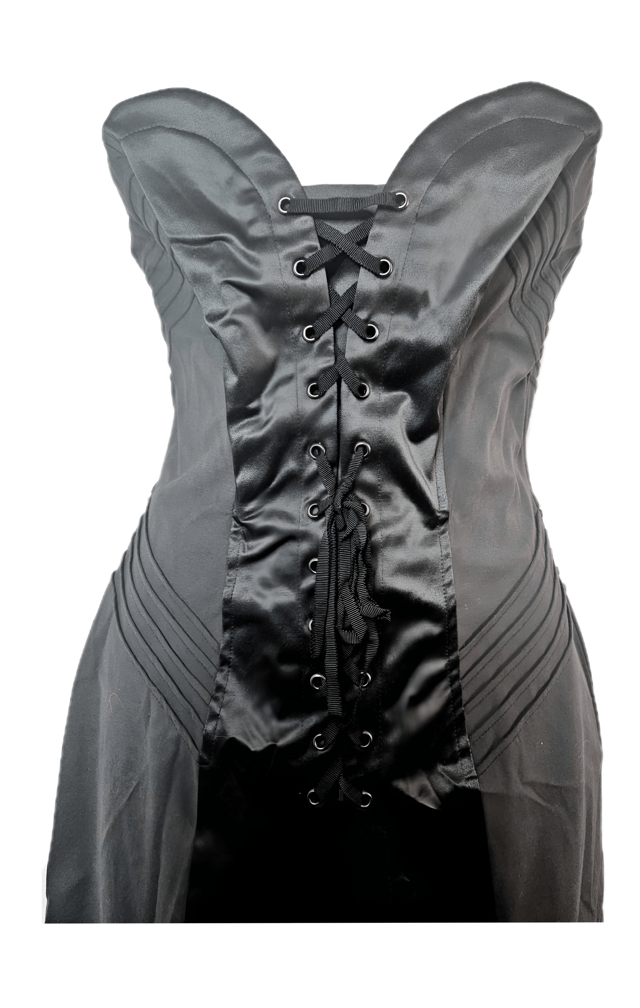Betsey Johnson Gothic Satin Bustier Dress | - ilac.rochib.com