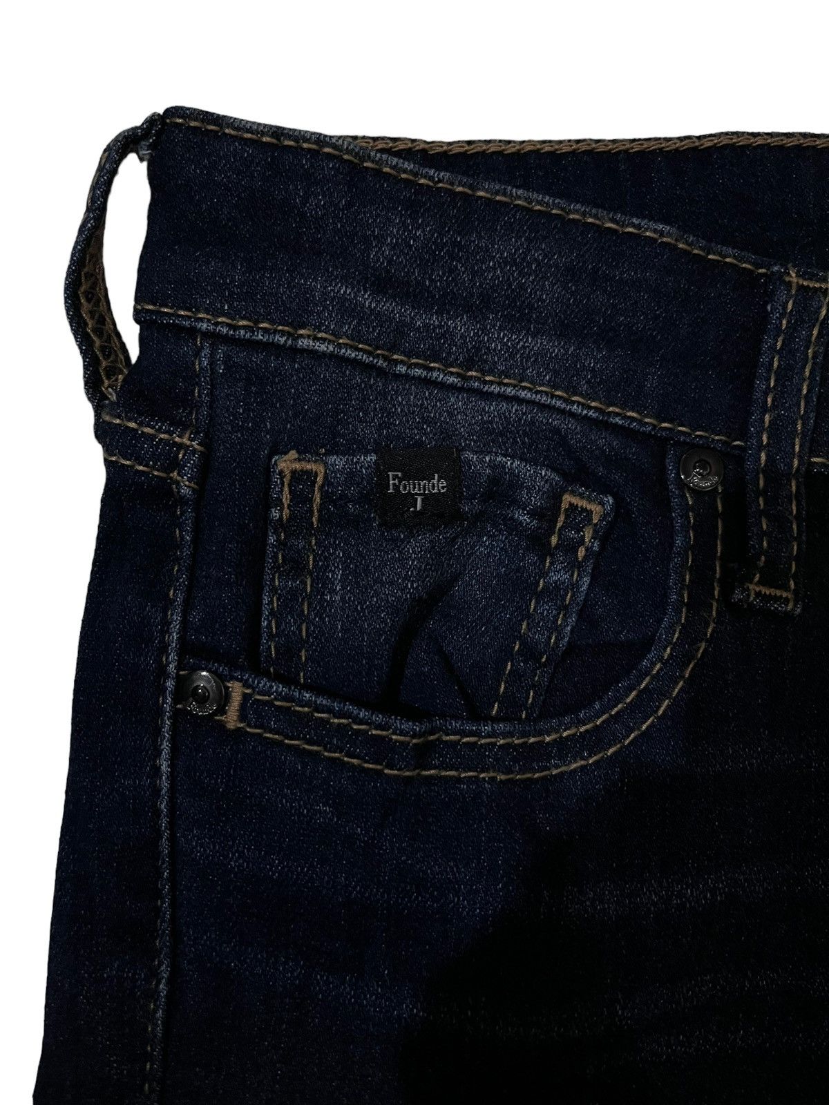 Japanese Brand Founde Jeans Slim Fits Cropped Jeans Size 30" / US 8 / IT 44 - 5 Thumbnail