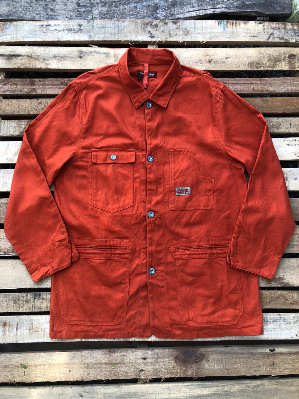 Japanese Brand Vintage Lybro by Nigel Cabourn Work Jacket Size US L / EU 52-54 / 3 - 1 Thumbnail
