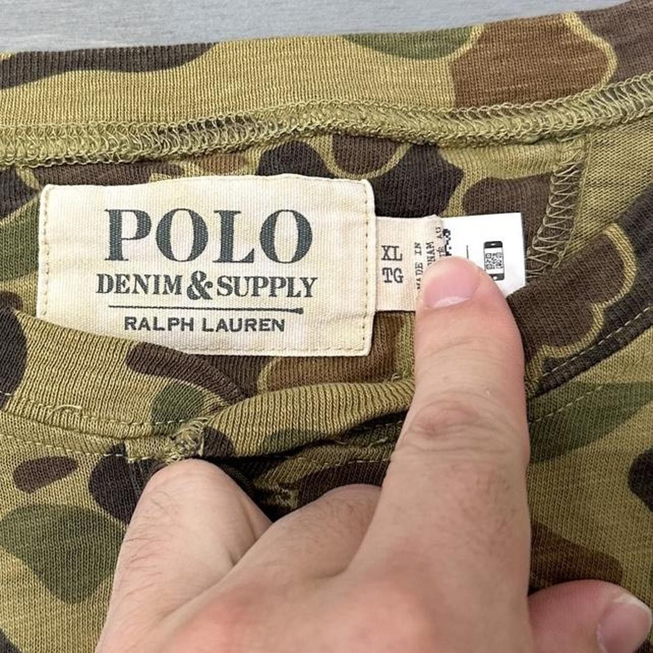 Polo Ralph Lauren Polo Denim & Suppy Ralph Lauren Camo Henley Shirt XL Size US XL / EU 56 / 4 - 4 Thumbnail