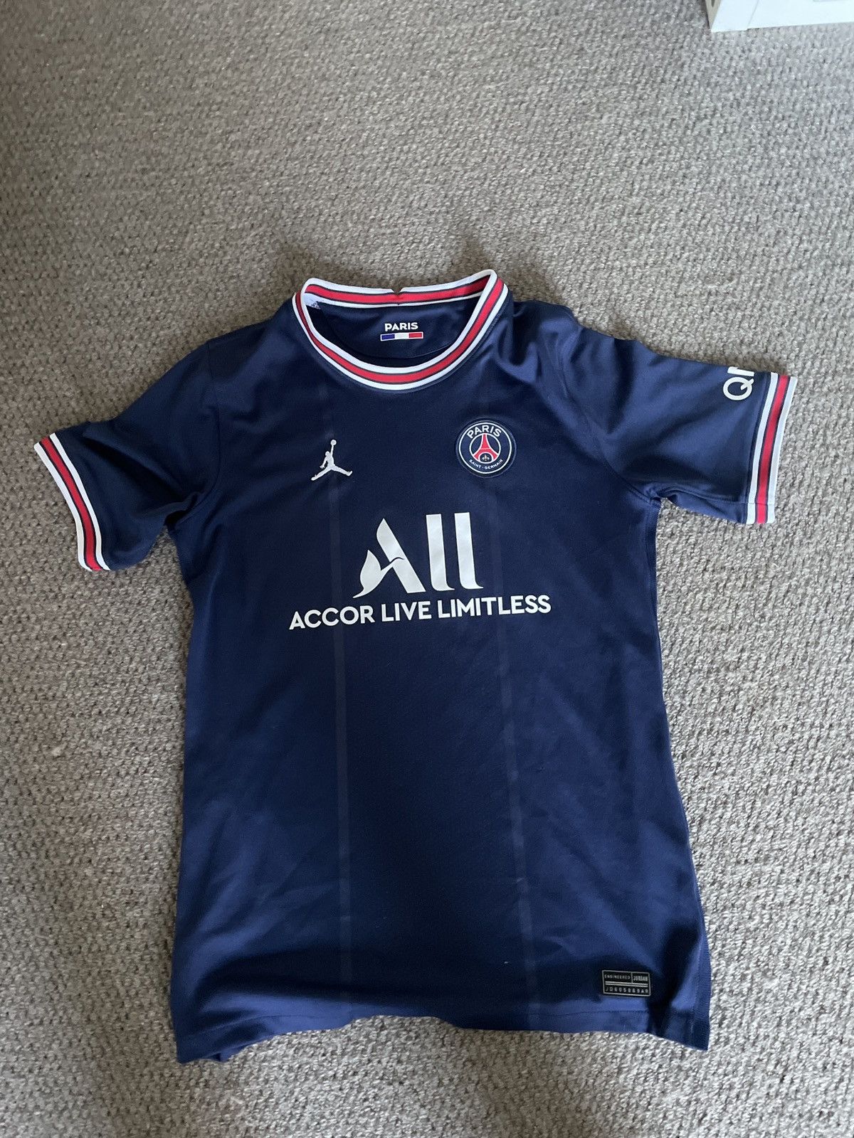 Jordan Brand Paris Saint Germain Jersey 21-22 season Size US XXS / EU 40 - 1 Thumbnail