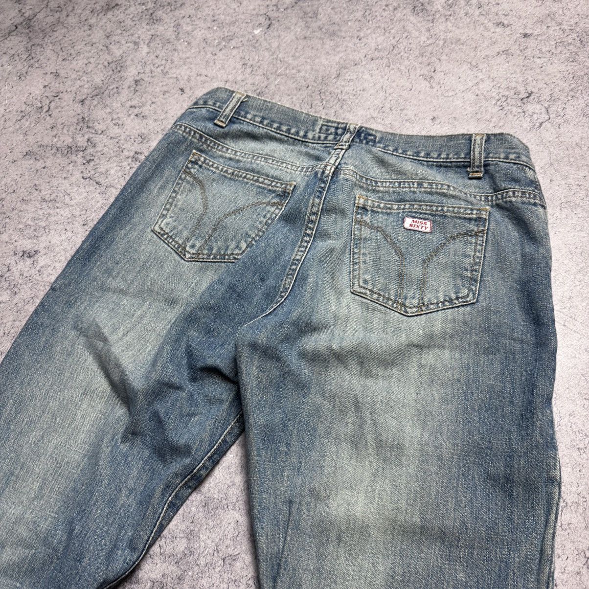 Miss Sixty Miss Sixty Vintage Flared Jeans Size 27" / US 4 / IT 40 - 5 Thumbnail