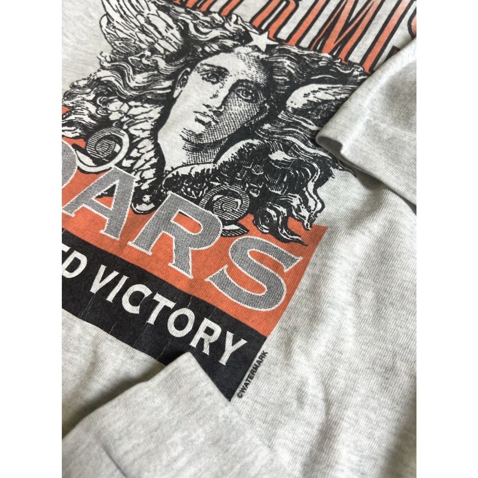 Fruit Of The Loom VINTAGE Fruit of the Loom Crew Short Sleeve T-Shirt Mens XL Gray USA Oars Watermark Imprimis Tee Size US XL / EU 56 / 4 - 3 Thumbnail