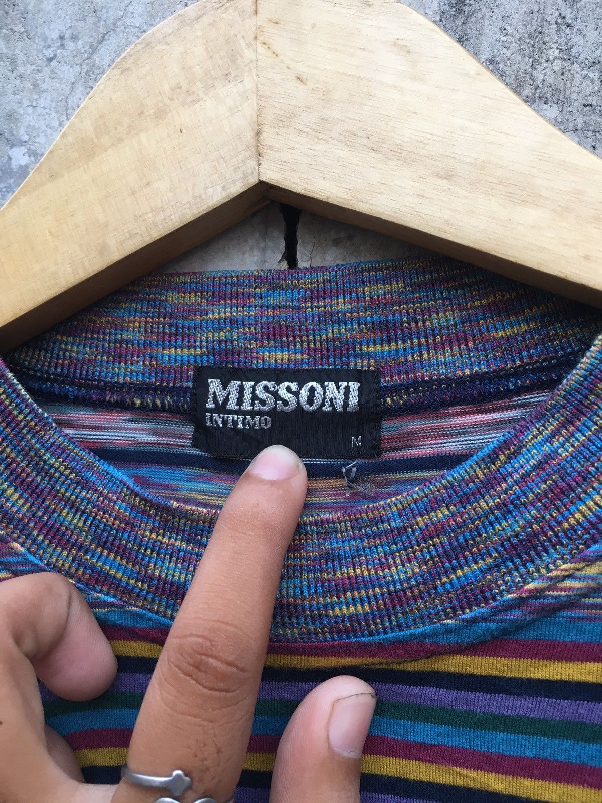 Missoni Missoni multicolor stripe long sleeve t shirt Size US M / EU 48-50 / 2 - 4 Thumbnail