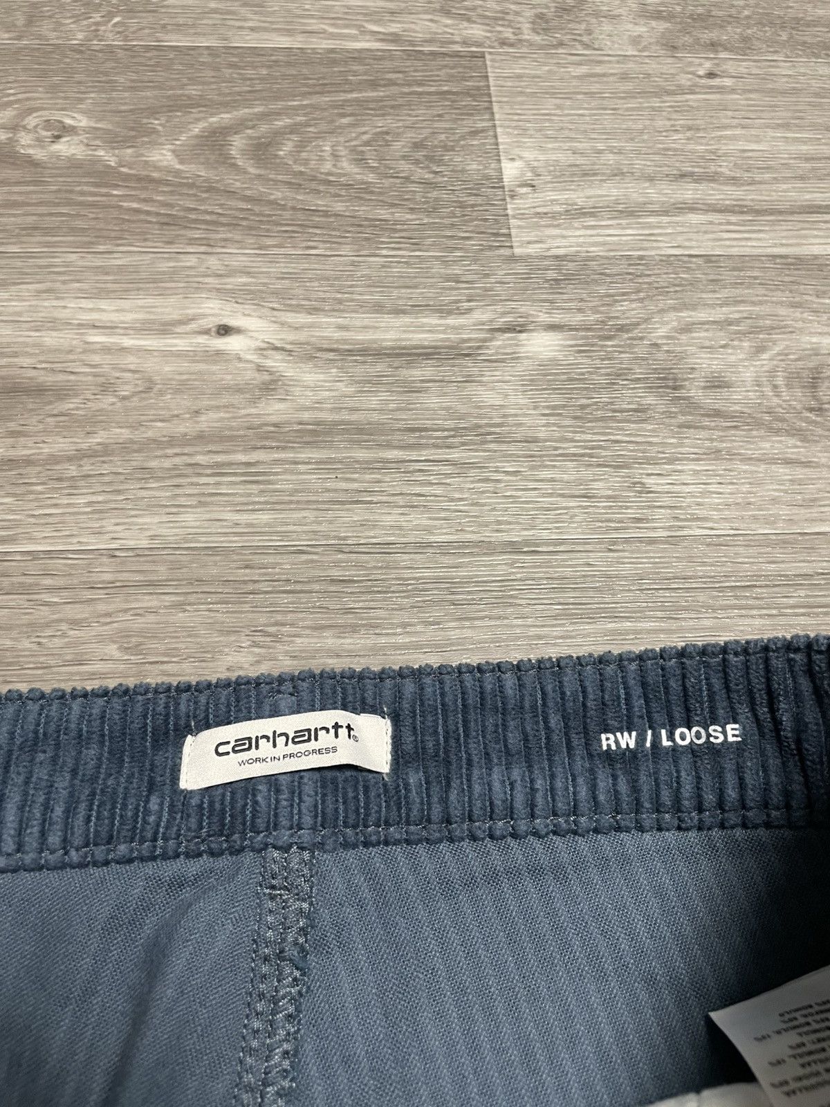 Carhartt Wip Carhartt WIP Blue Velvet Corduroy Loose Fit Pants Y2K Size US 30 / EU 46 - 8 Thumbnail