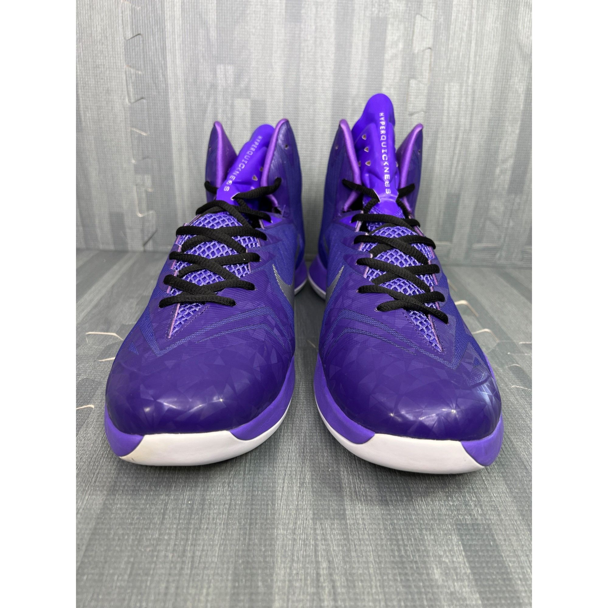Nike Nike Lunar Hyperquickness Mens 12.5 Purple Basketball Shoes Size US 12.5 / EU 45-46 - 14 Thumbnail