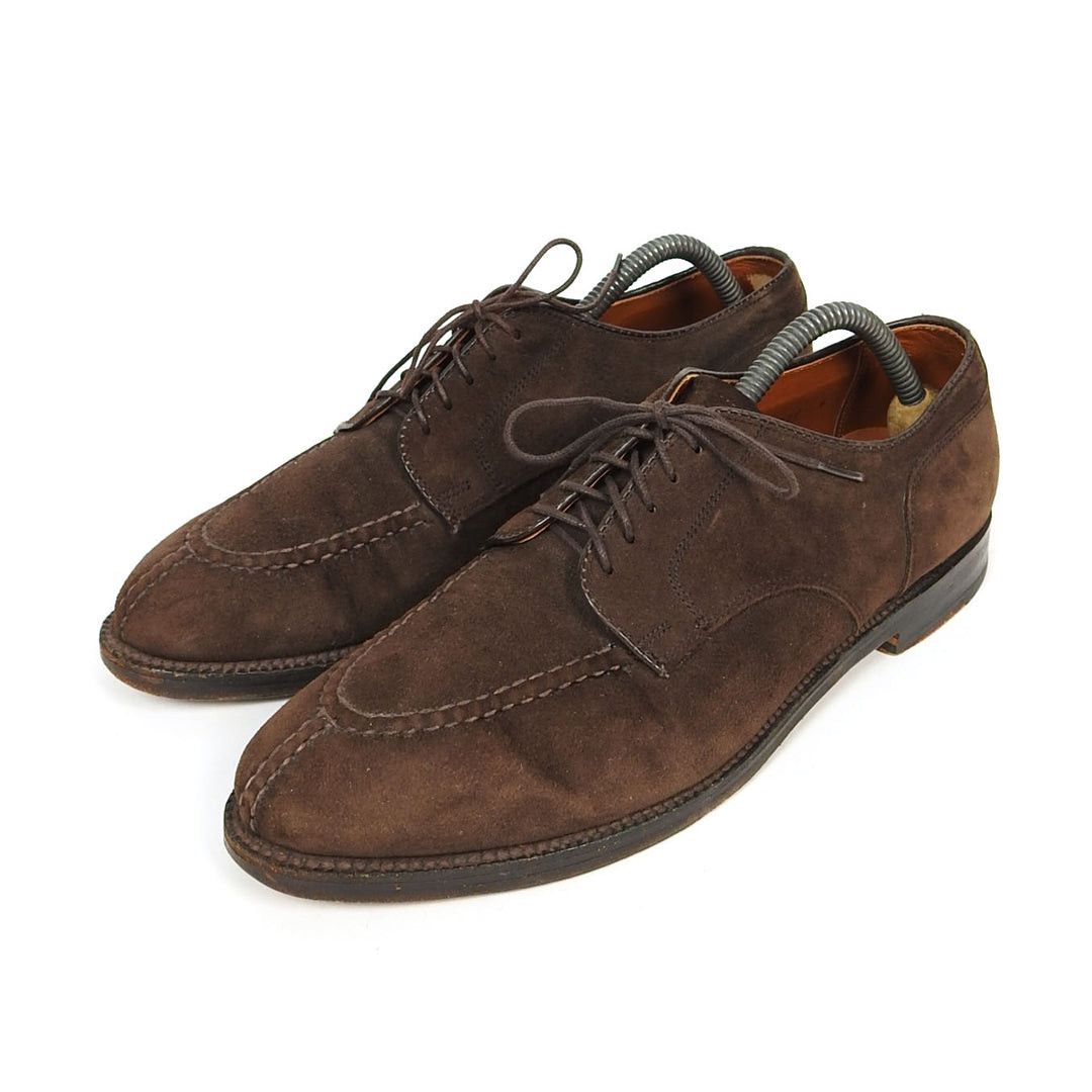 Alden 963 Mocha Kid Suede Norwegian Front Blucher | Alden