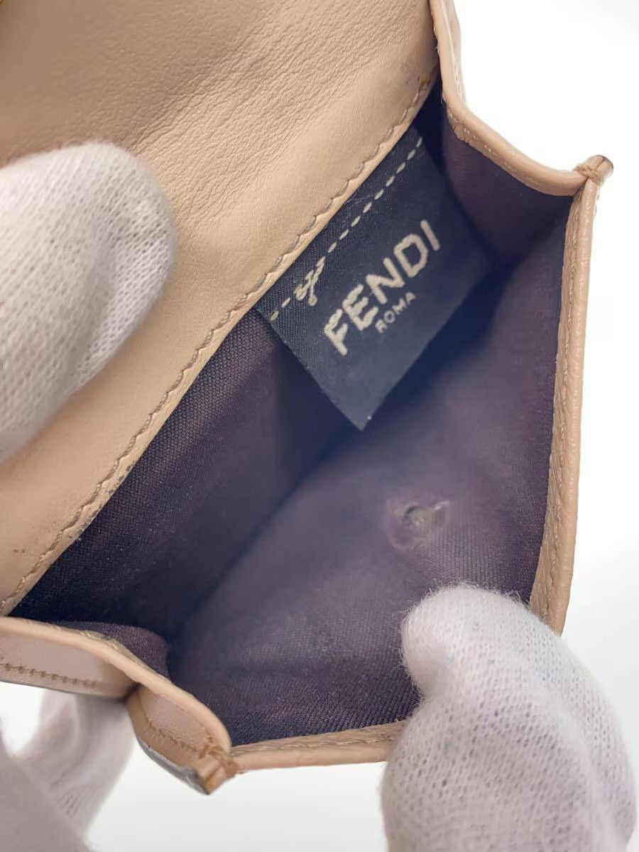 Fendi Fendi Bi-Fold Wallet Beige Size ONE SIZE - 5 Thumbnail