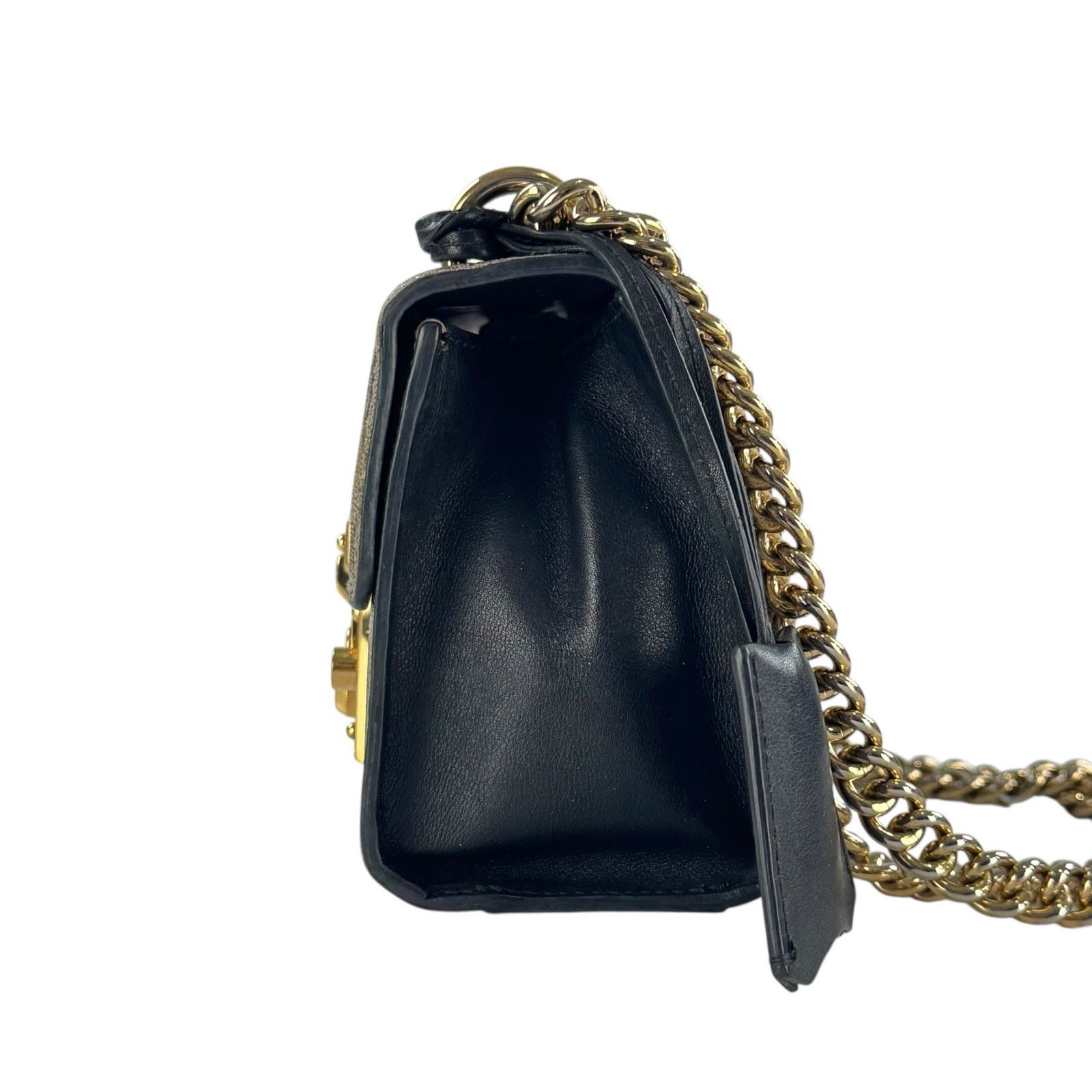 Gucci Gucci Monogram Bee Chain Shoulder Bag Size ONE SIZE - 4 Thumbnail