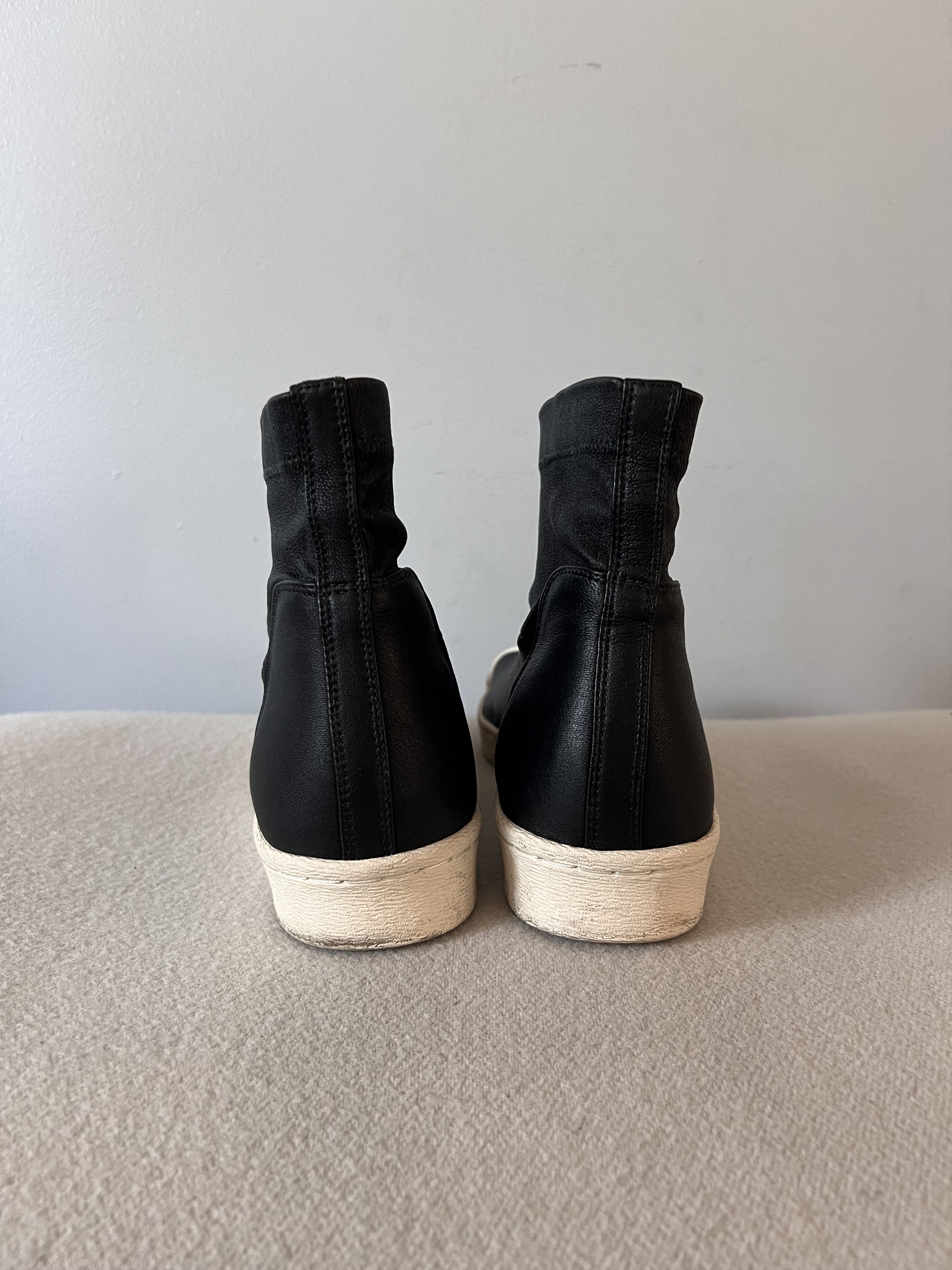 Adidas × Rick Owens Rick Owens Adidas RO Superstar Ankle Boots in Black Size US 7.5 / EU 40-41 - 5 Thumbnail