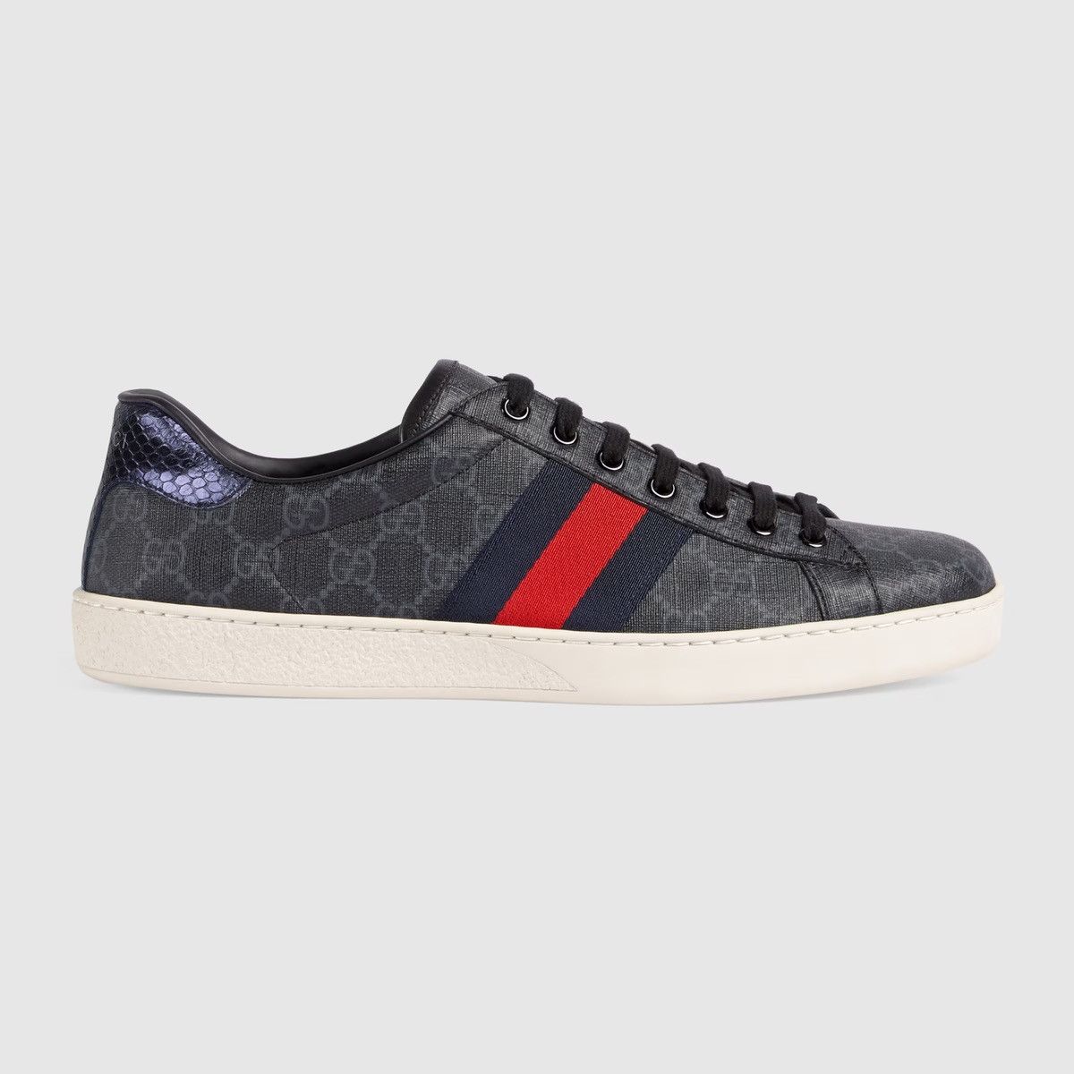 Gucci Ace Gg Supreme Sneakers Size 7 Hype Model in Black, Men's
