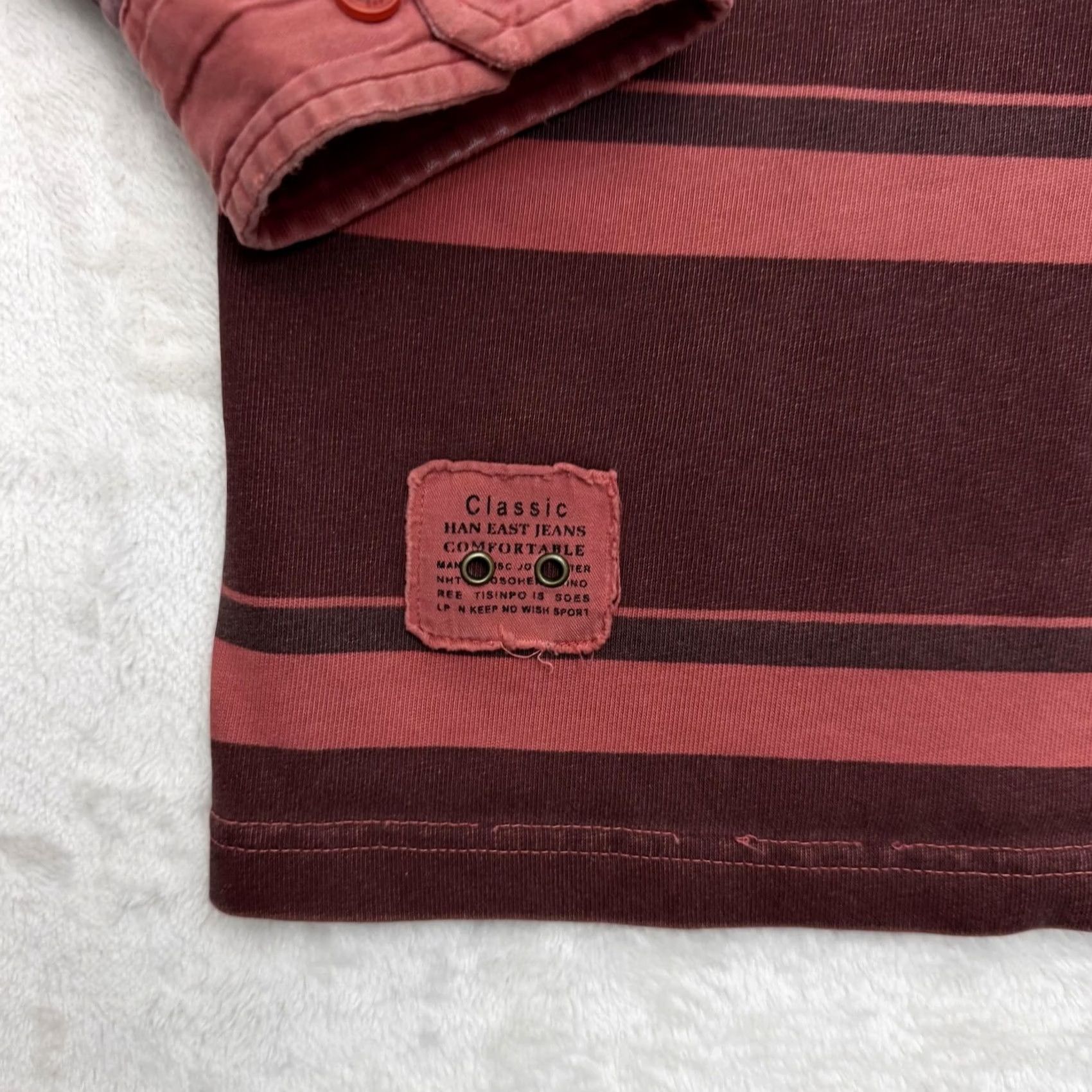 Jeep Jeep Shirt Mens 2XL Red Rugby Polo Stripe Long Sleeve Logo Casual Size US XXL / EU 58 / 5 - 7 Thumbnail