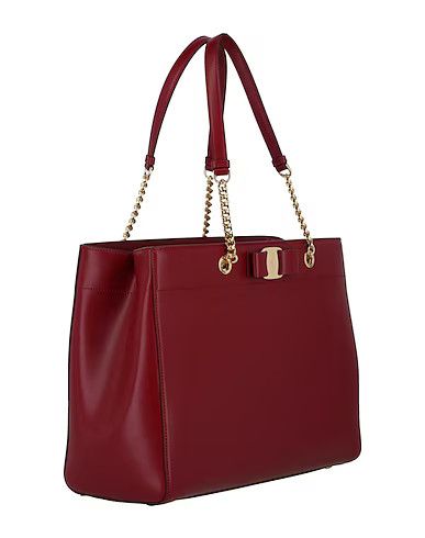 Salvatore Ferragamo o1s1rm1124 Size: OS / Vara Bow Leather Tote Bag in Carmine Size ONE SIZE - 2 Thumbnail