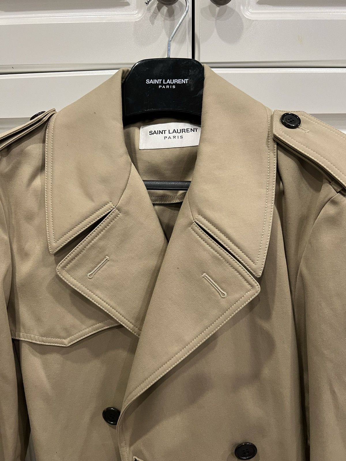 Saint Laurent Paris Trench coat Size US M / EU 48-50 / 2 - 2 Thumbnail