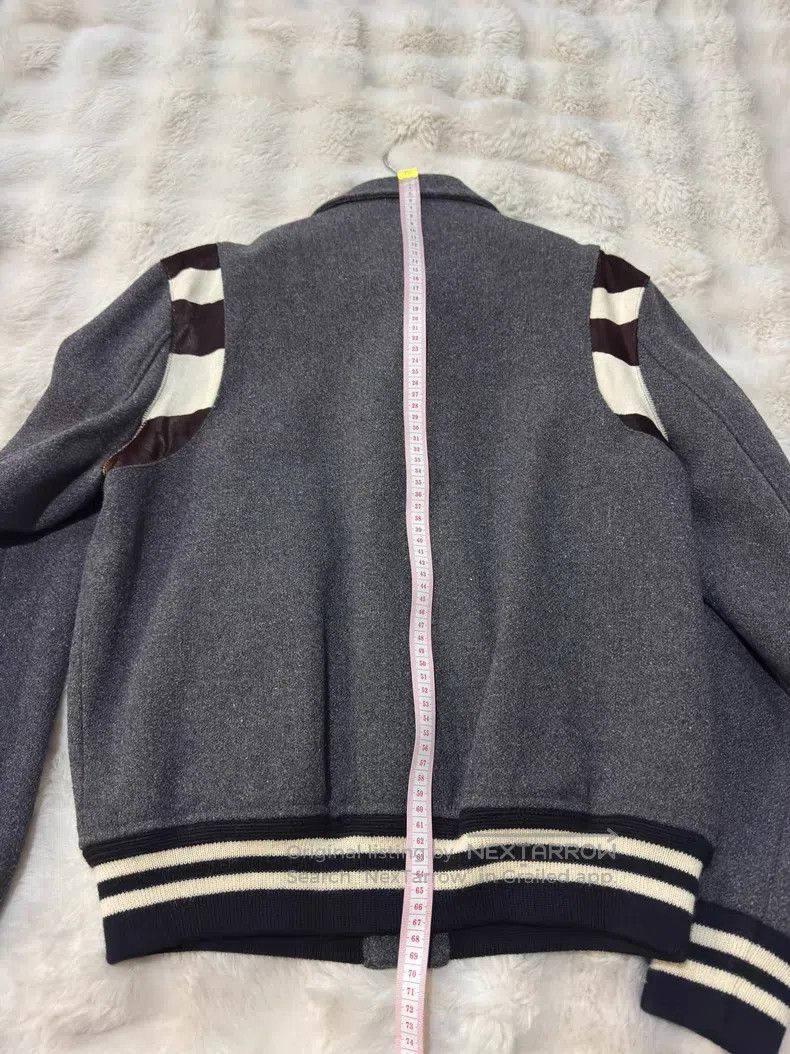 Saint Laurent Paris Saint Laurent Paris Gray Zebra Print Baseball Jacket Size US S / EU 44-46 / 1 - 7 Thumbnail