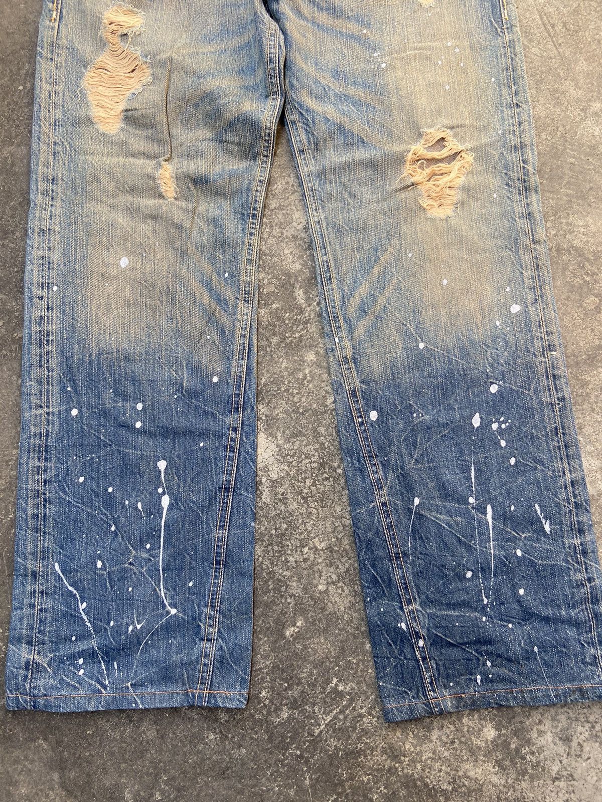 Denim & Co. Denim Craft Splash paint distressed denim Size US 32 / EU 48 - 5 Thumbnail
