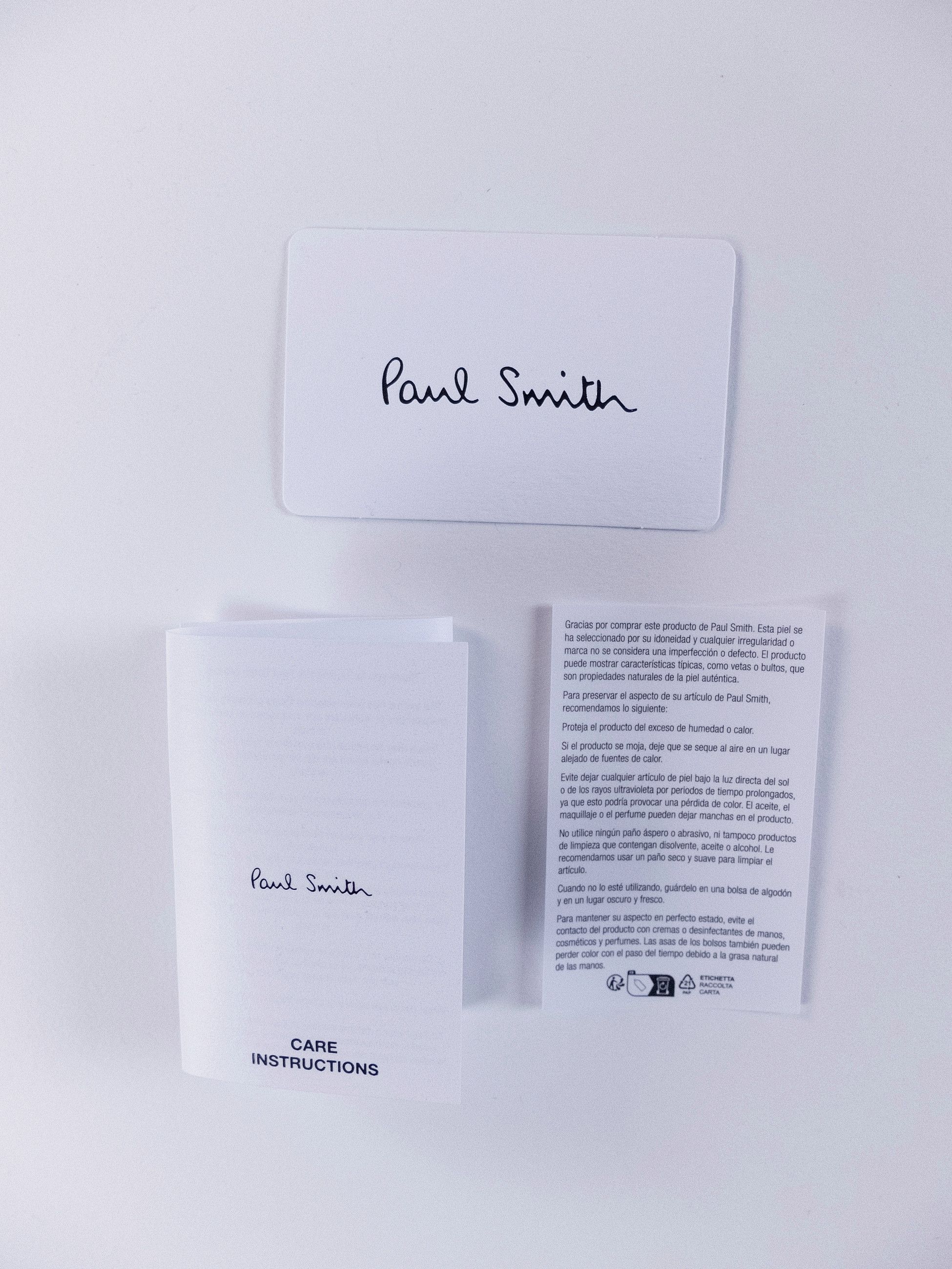 Paul Smith PAUL SMITH two tone blue leather pop up card holder Size ONE SIZE - 9 Thumbnail