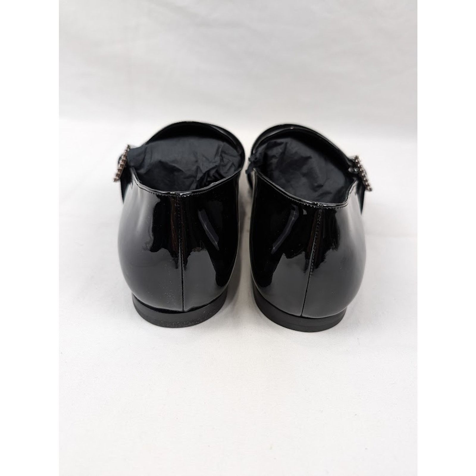 Saint Laurent Paris o1rshd1 Vernice Grupy Tristan Slipper in Nero Size US 11 / EU 44 - 16 Thumbnail