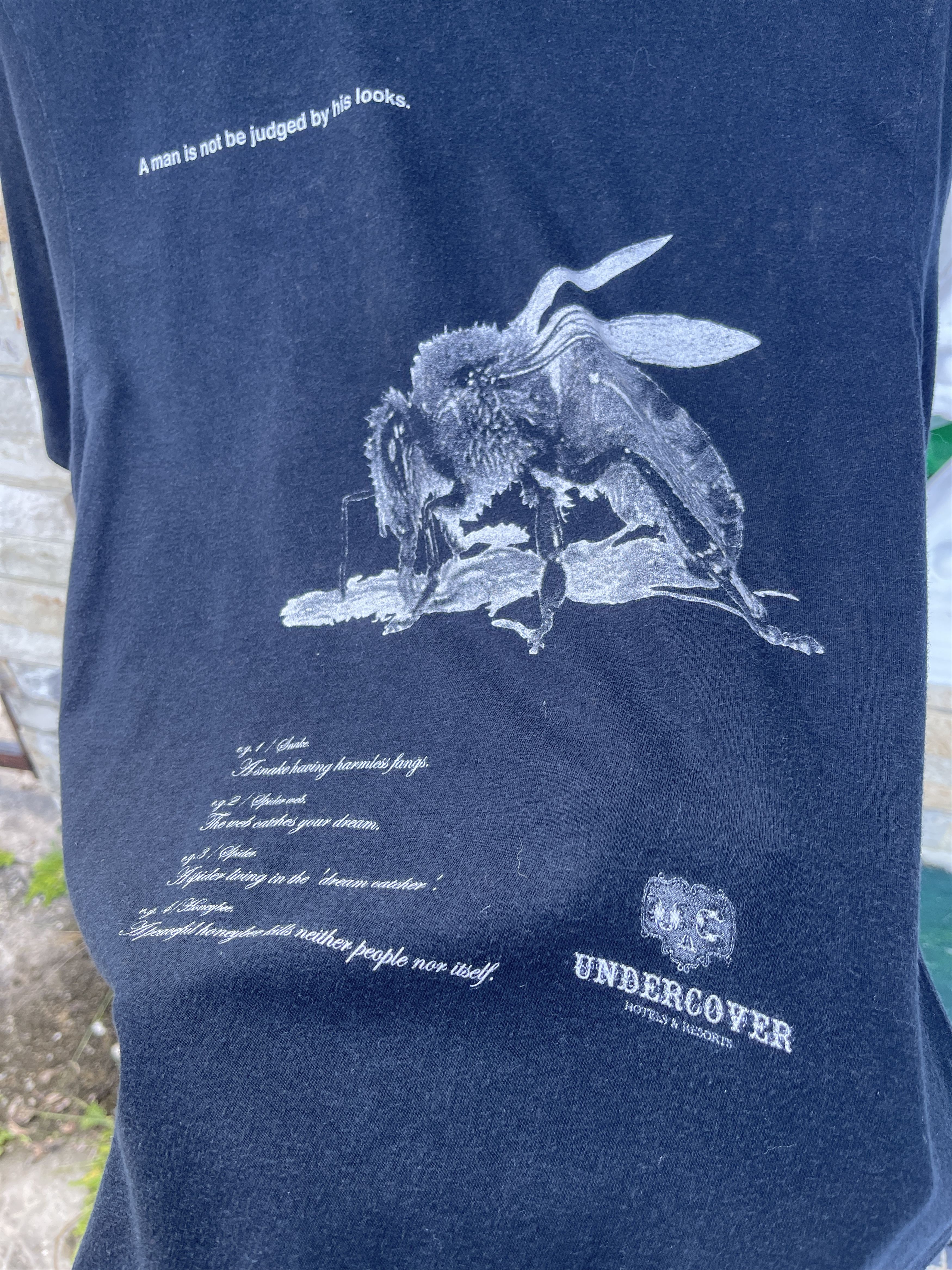 Japanese Brand LastDrop🔥Undercover “A Man is not be judged by his looks”Tee Size US M / EU 48-50 / 2 - 5 Thumbnail