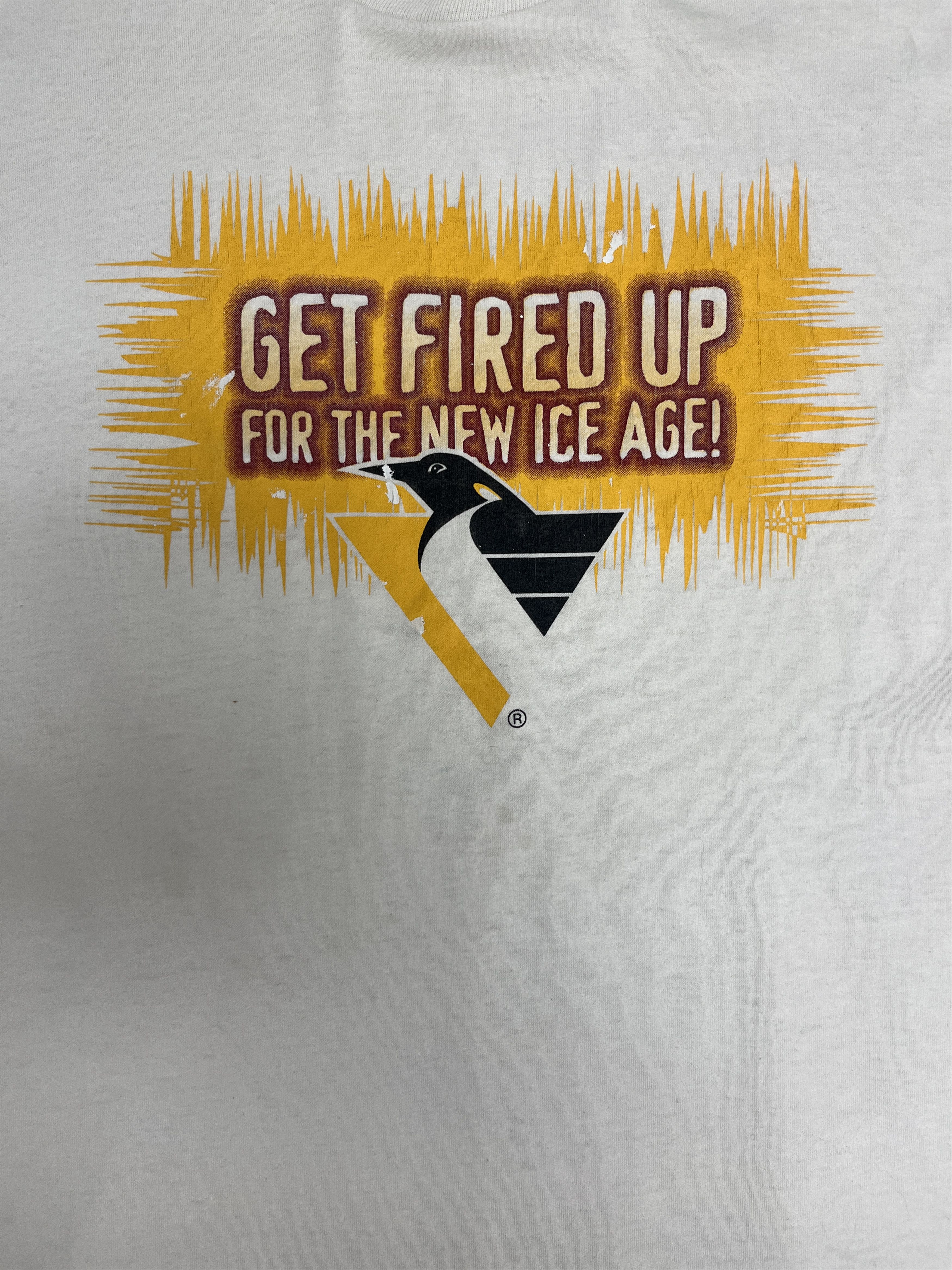 Vintage Pittsburgh Penguins The New Ice Age Vintage T-Shirt Tee Size US XL / EU 56 / 4 - 2 Thumbnail