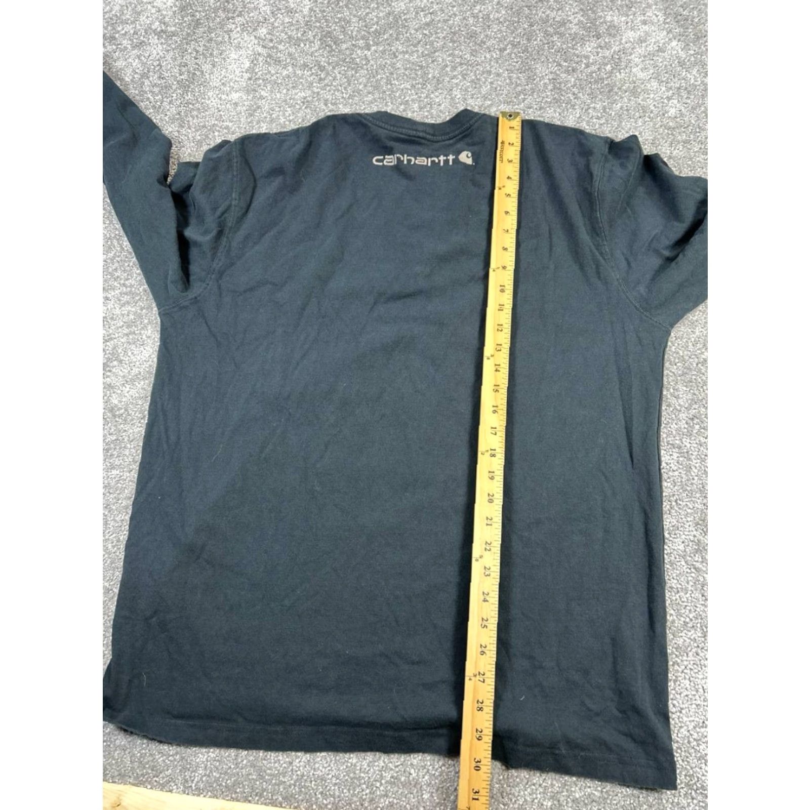 Carhartt Carhartt Shirt Mens Large Black Cotton Pullover Size US L / EU 52-54 / 3 - 7 Thumbnail