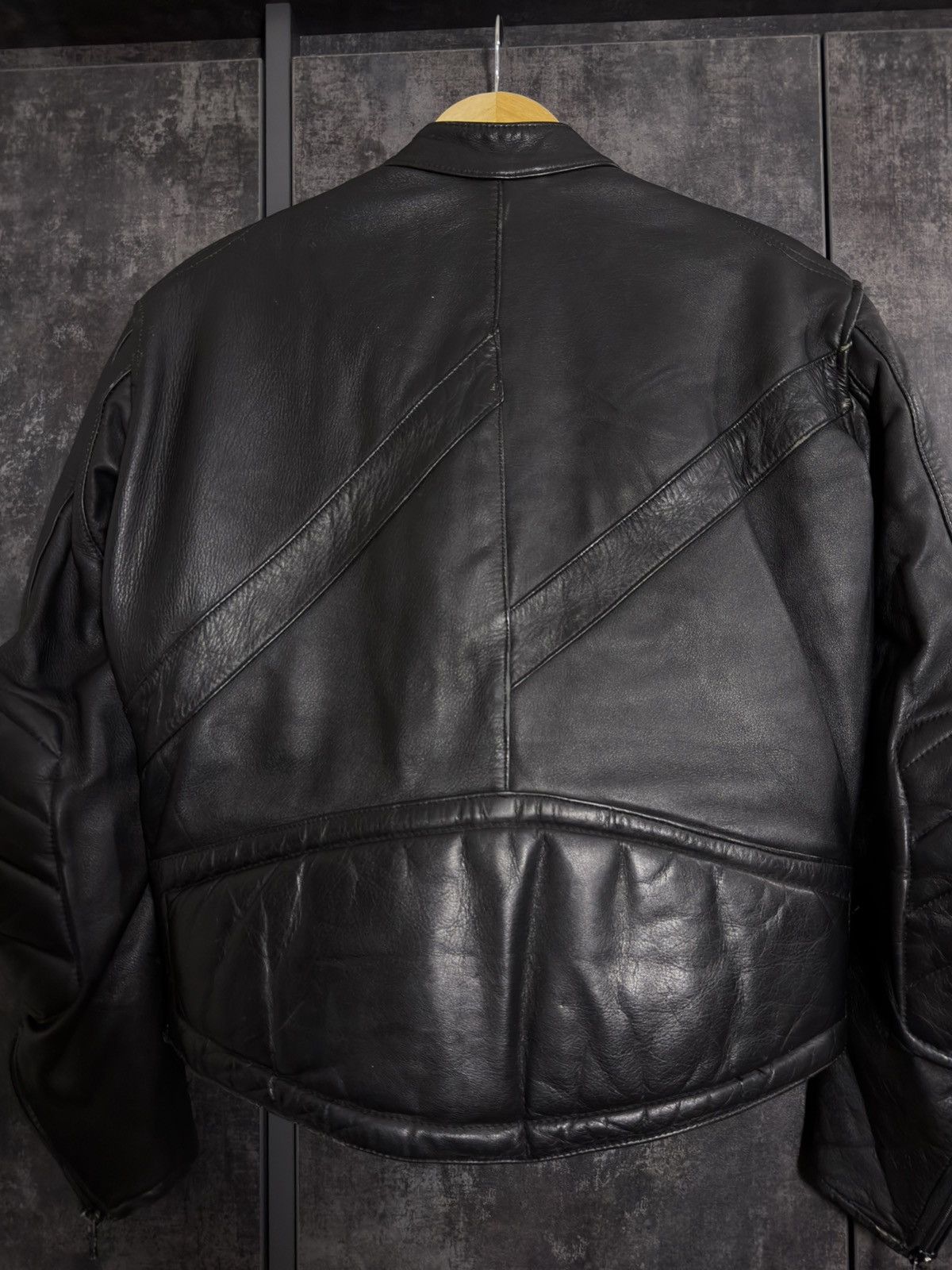 Genuine Leather Vintage Leather Cropped Moto Biker Jacket Avantgarde Opium Size US M / EU 48-50 / 2 - 10 Thumbnail