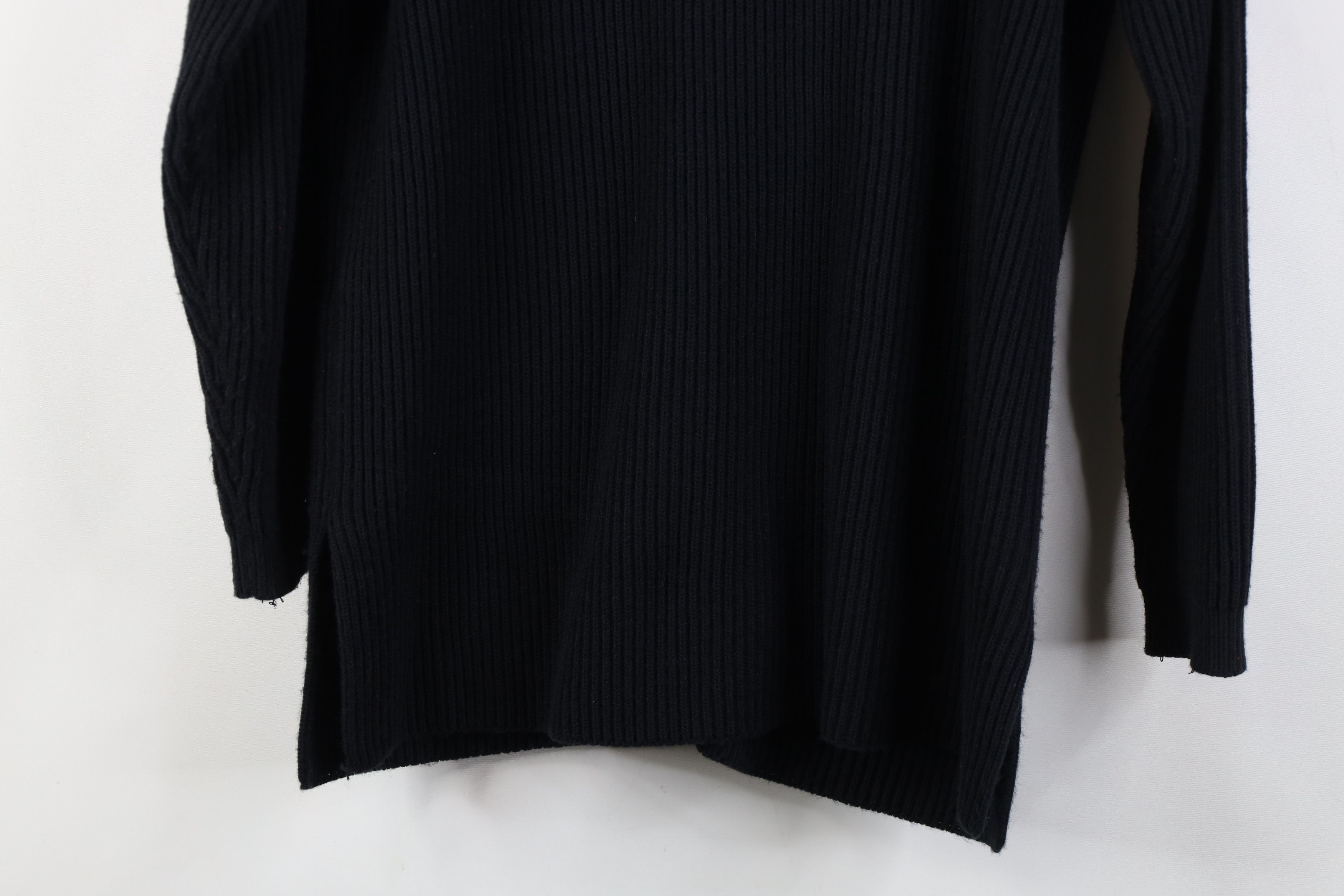 Vintage Vintage 90s Streetwear Chunky Ribbed Knit Cardigan Sweater Size L / US 10 / IT 46 - 11 Thumbnail