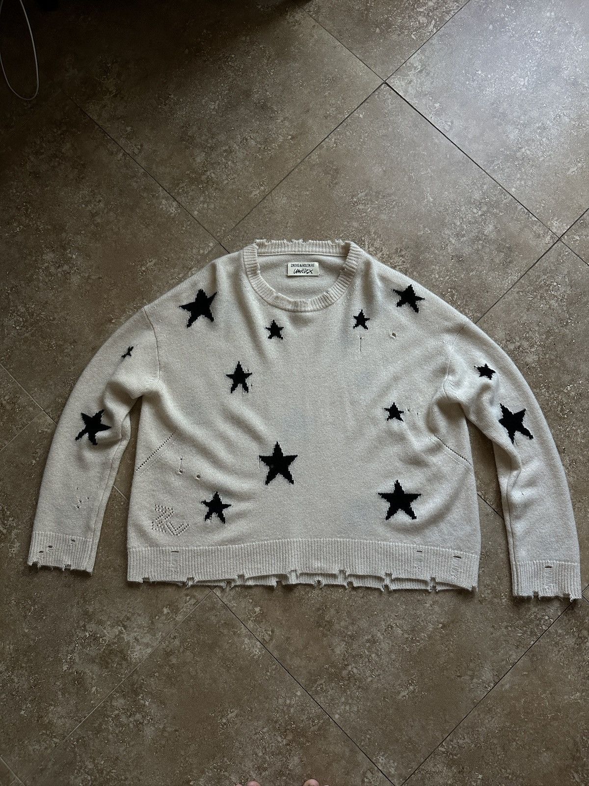 Zadig & Voltaire Zadig & Voltaire Markus Stars Cashmere Sweater Size US L / EU 52-54 / 3 - 1 Thumbnail